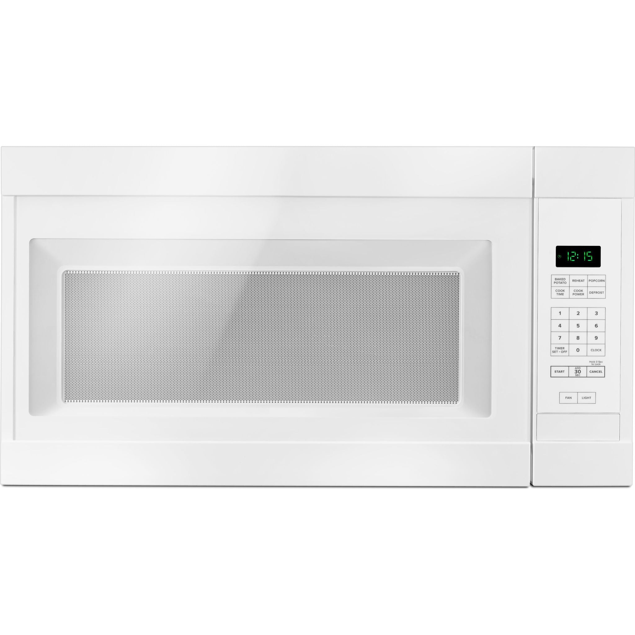 Amana 1.6 cu. ft. Over-the-Range Microwave with Add 0:30 Seconds -White (YAMV2307PFW)