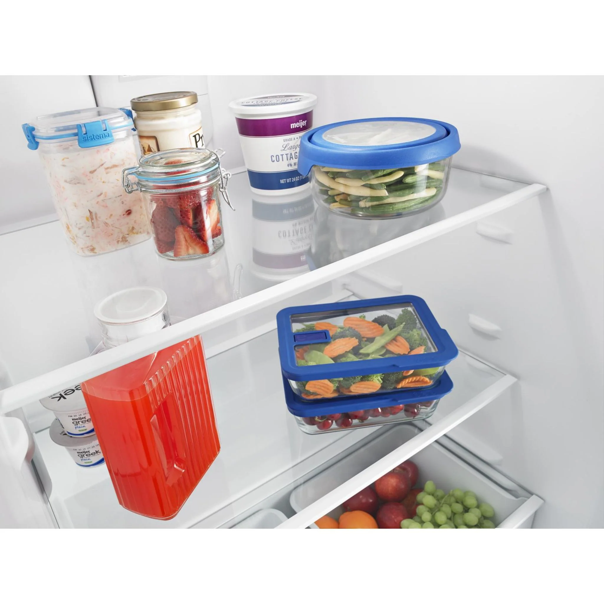Amana 30-inch Wide Top-Freezer Refrigerator with Glass Shelves - 18 cu. ft. -Stainless Steel (ART318FFDS) - Image 37