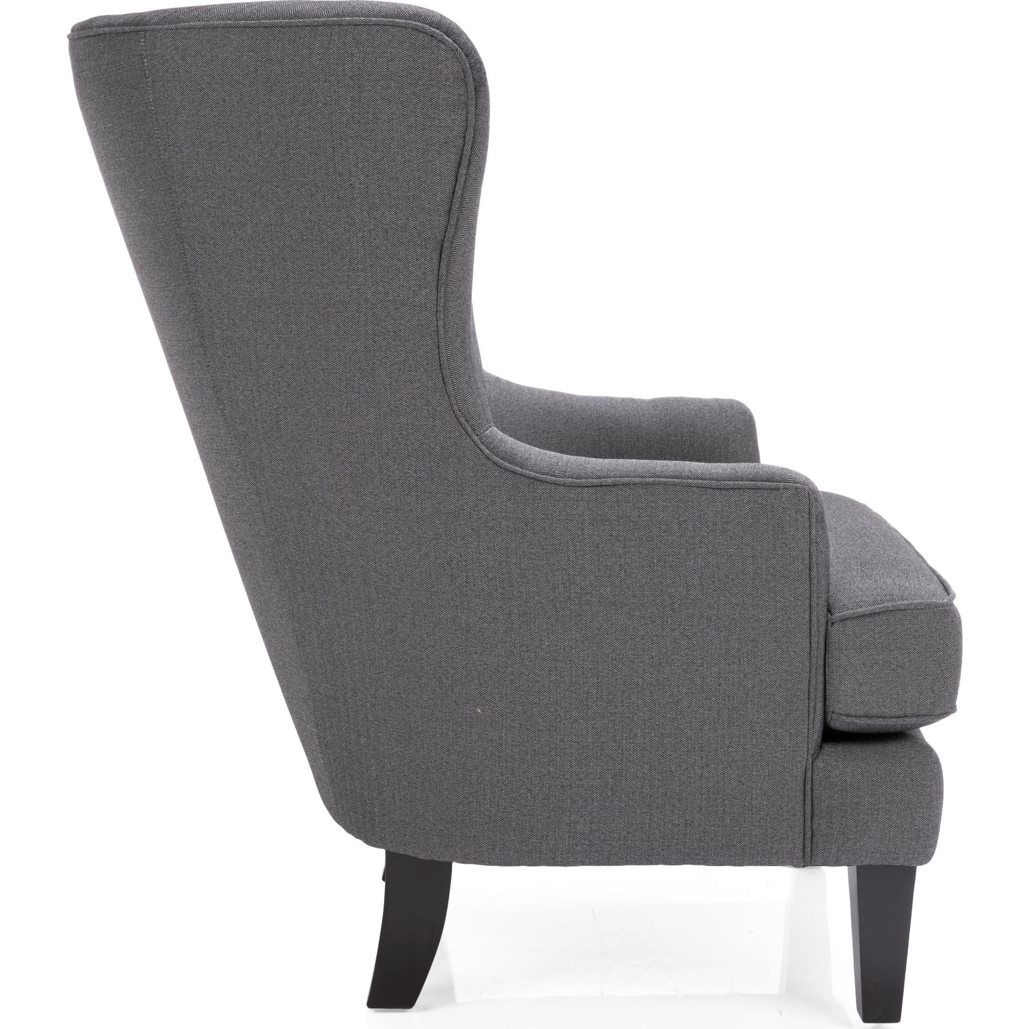 Amanda Accent Chair - Rosetta Black - Image 3