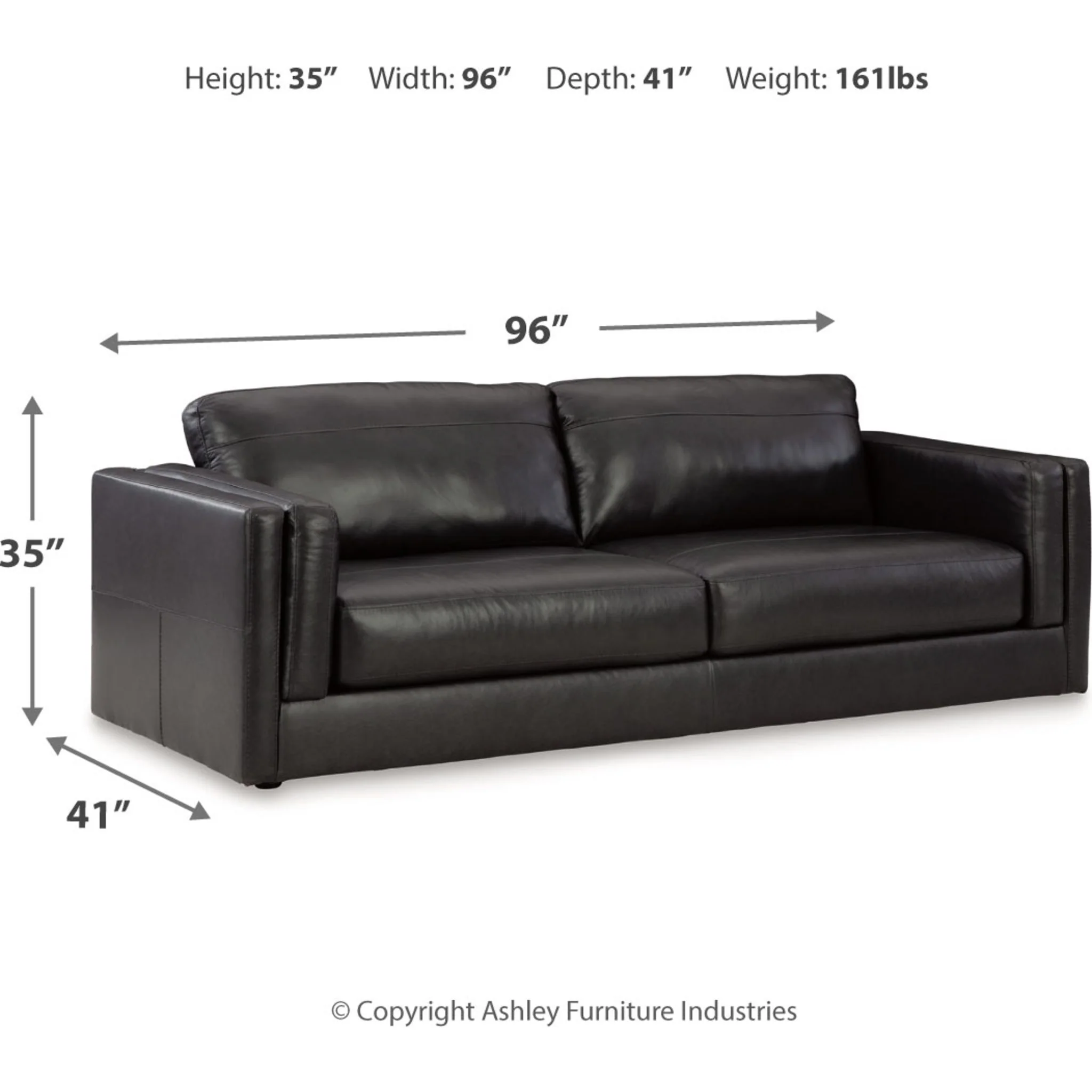 Amiata Sofa - Onyx - Image 6