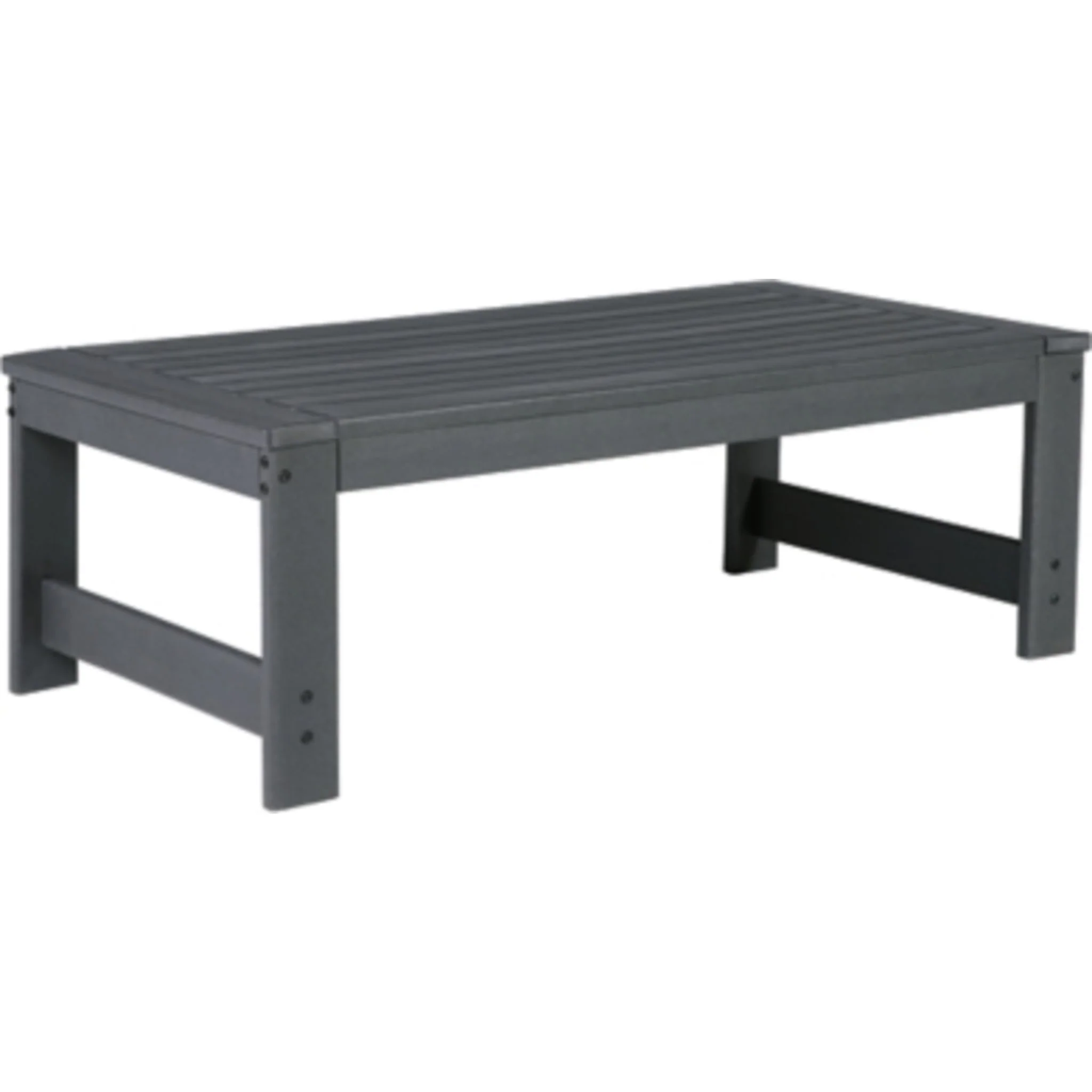 Amora Outdoor Coffee Table - Charcoal Gray