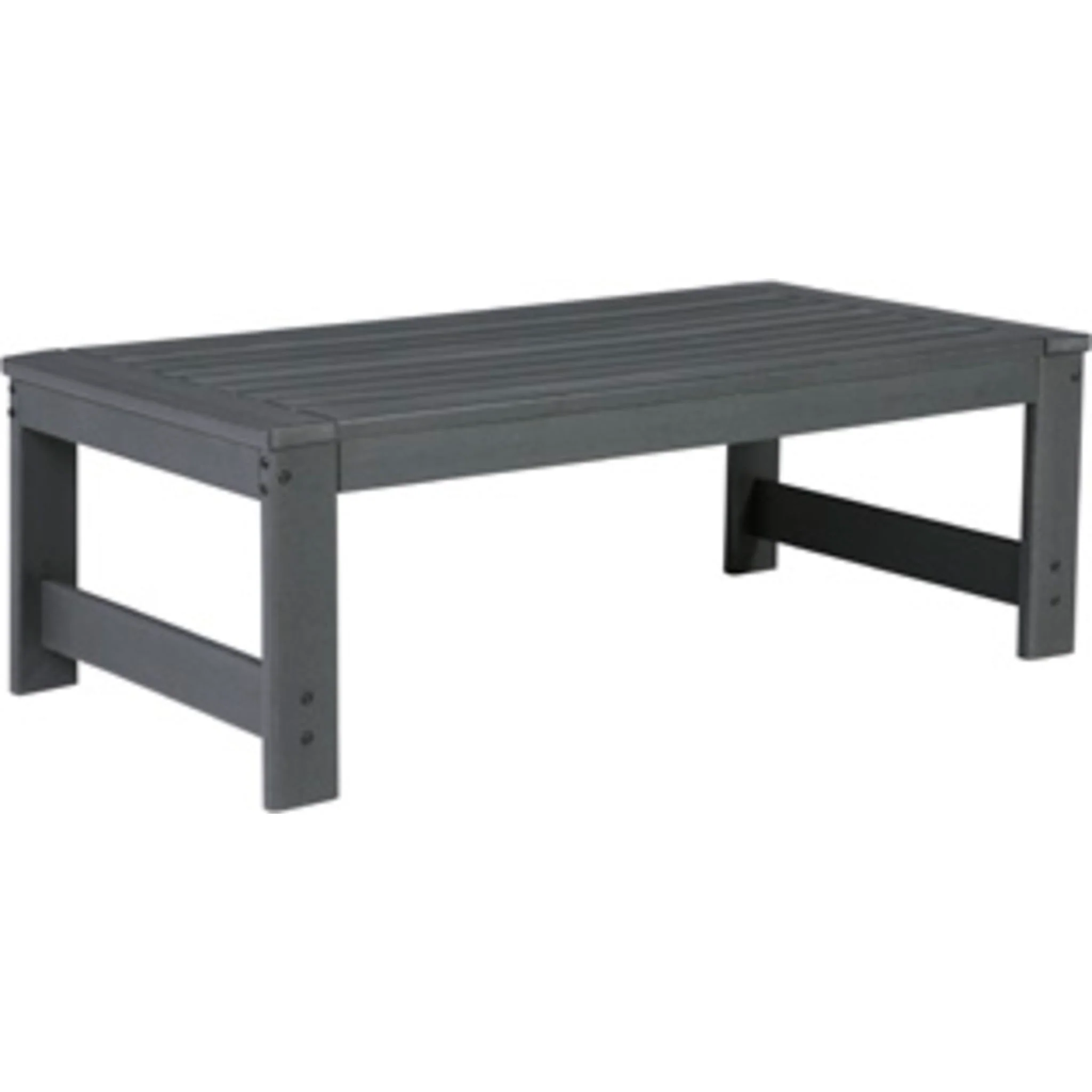 Amora Outdoor Coffee Table - Charcoal Gray - Image 8