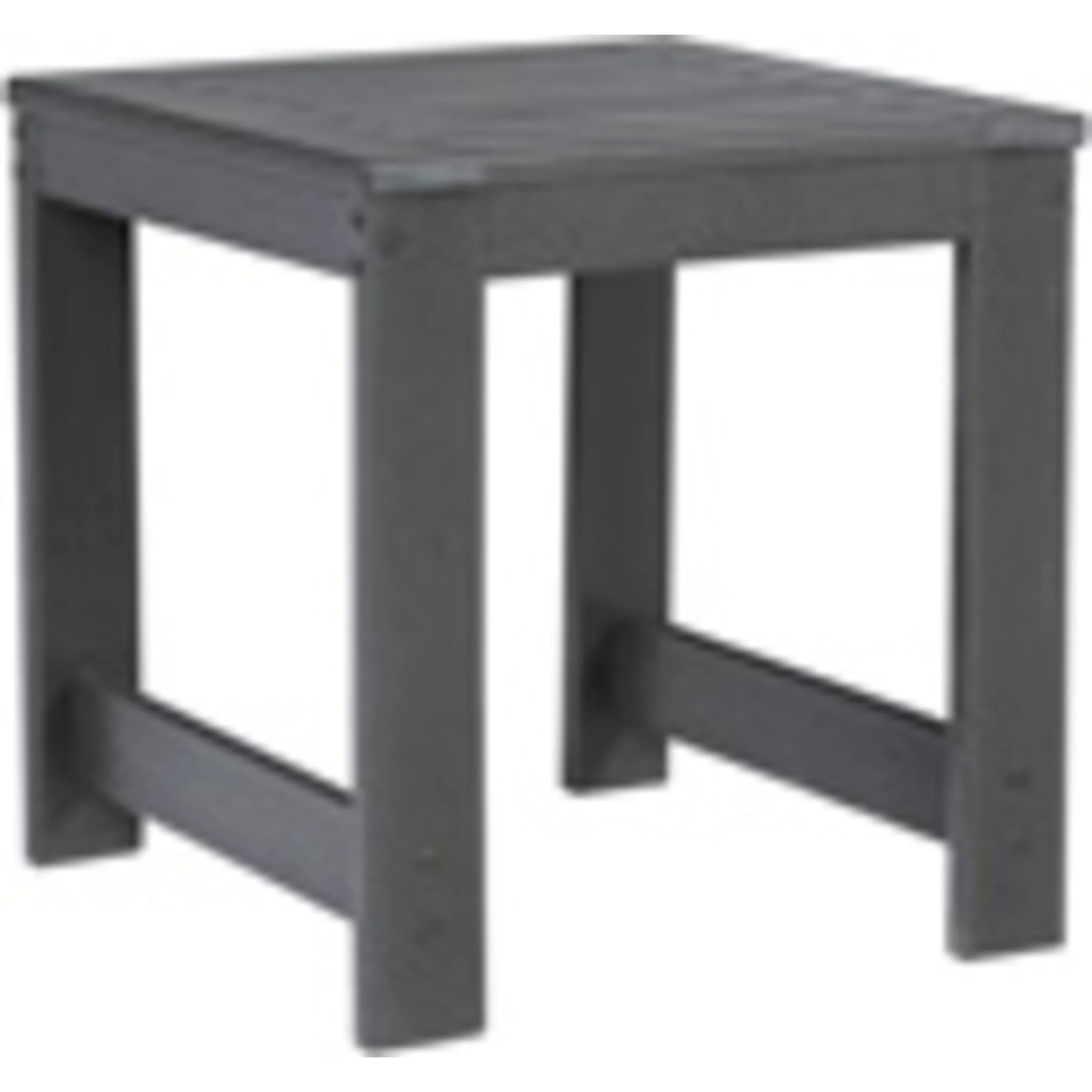 Amora Outdoor End Table - Charcoal Gray - Image 4