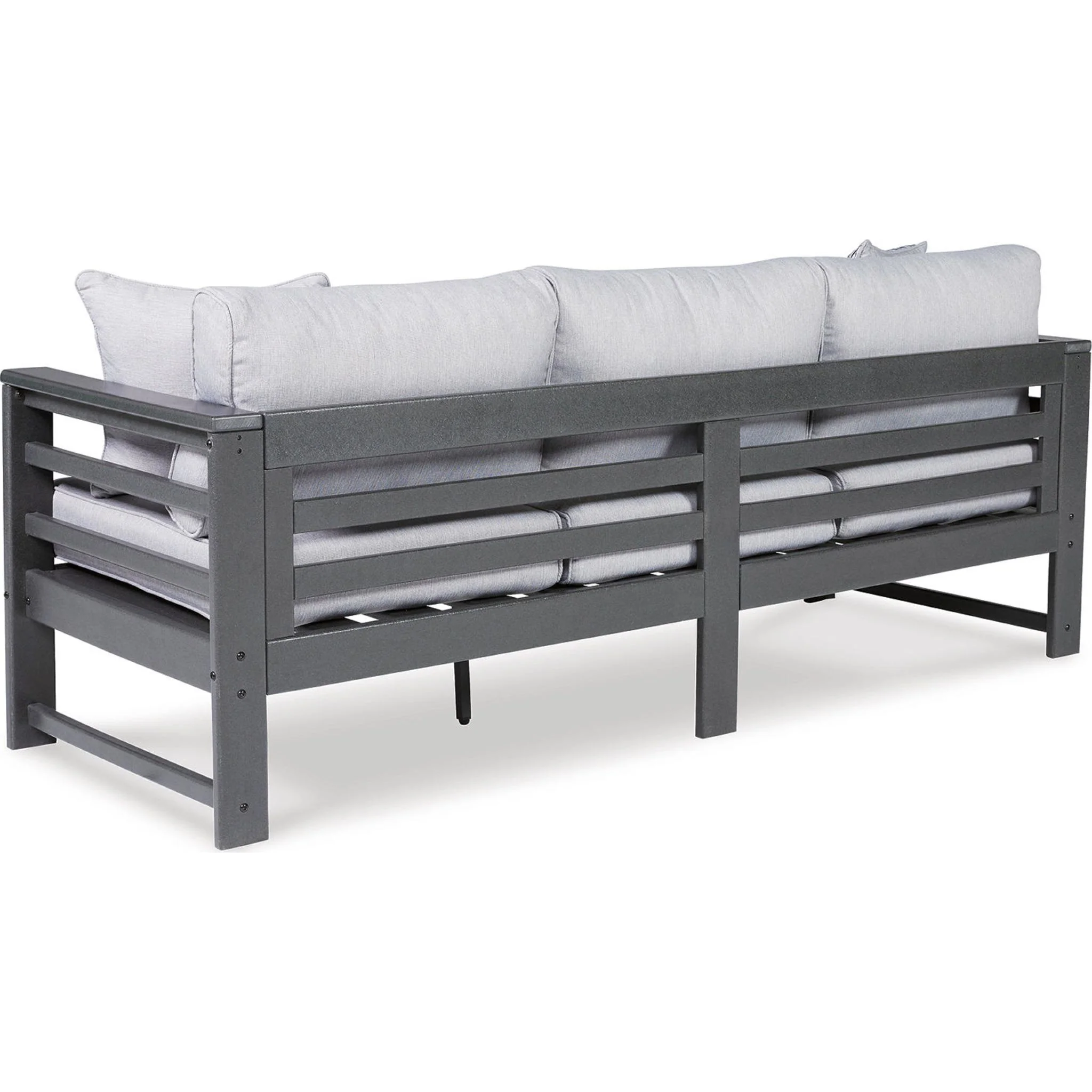 Amora Outdoor Sofa with Cushion - Charcoal Gray - Image 8