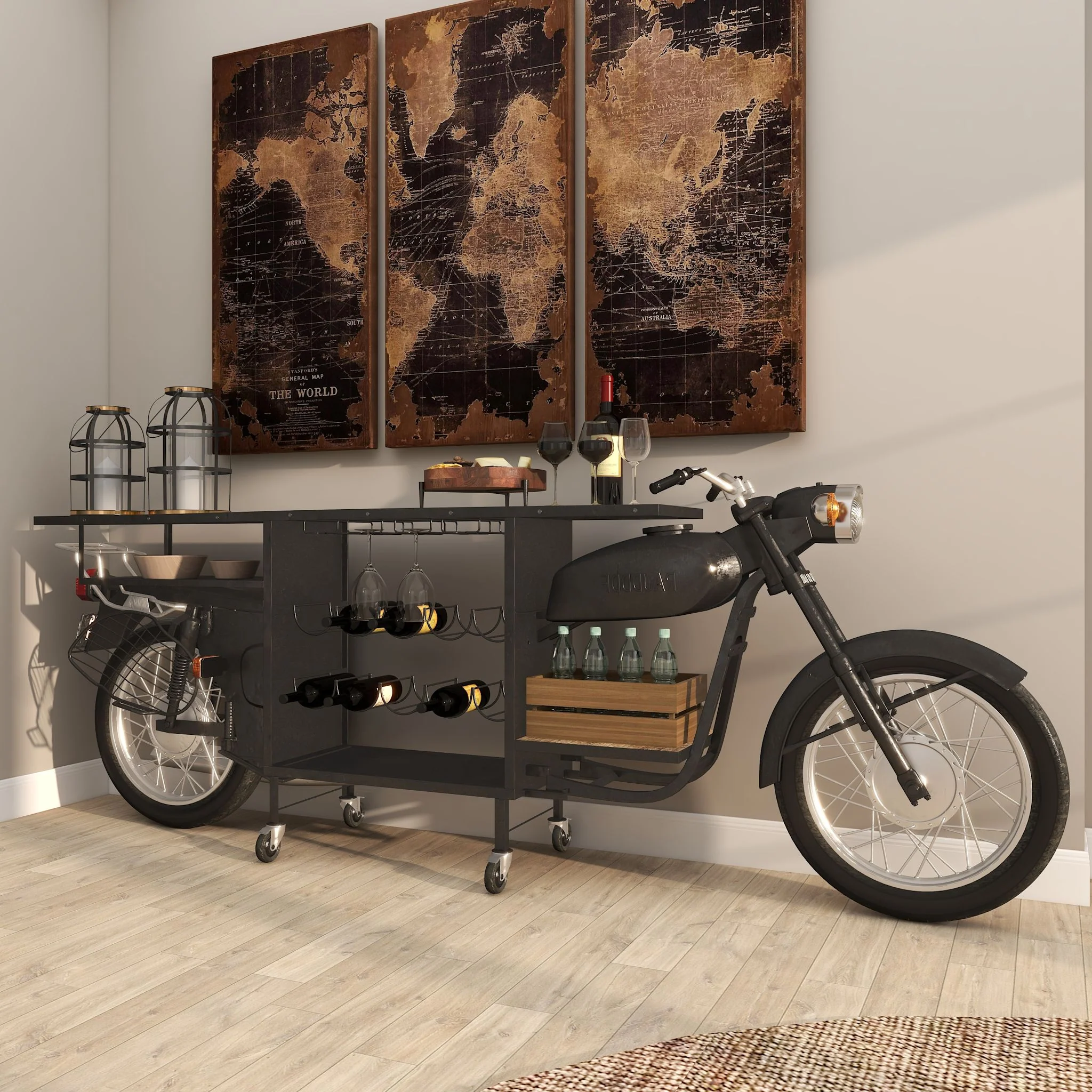 Andres Bar Unit - Black - Image 15