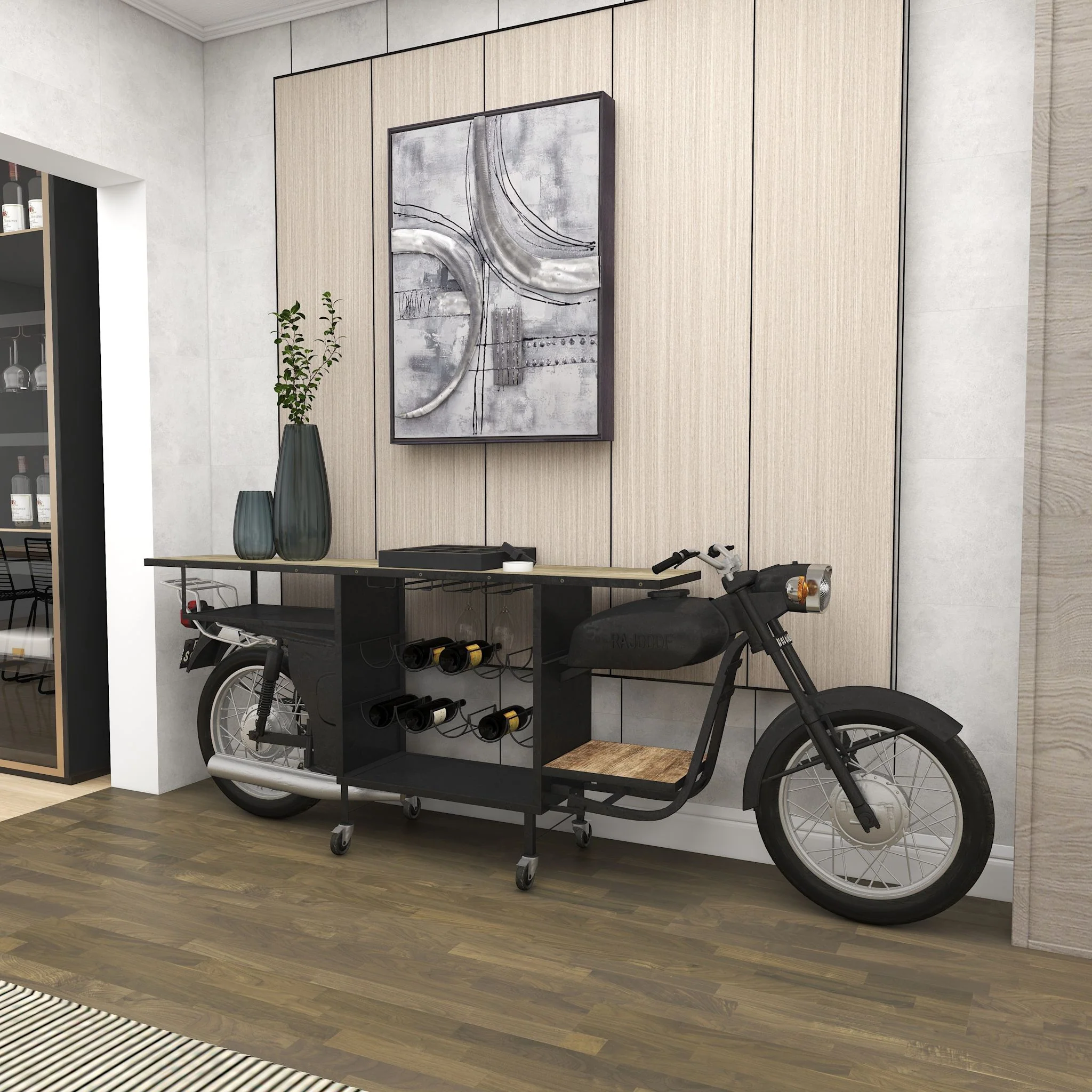 Andres Bar Unit - Black - Image 17