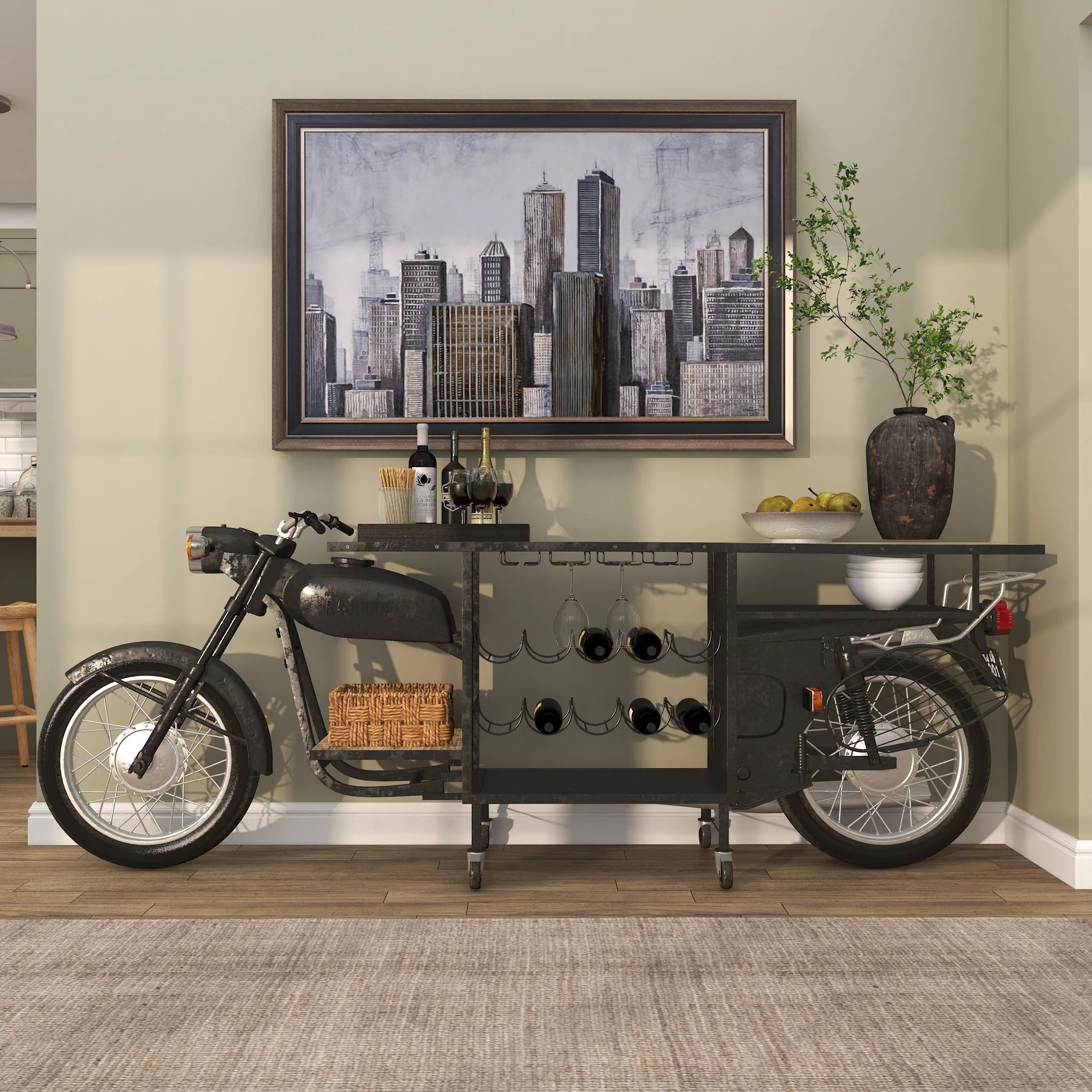 Andres Bar Unit - Black - Image 19