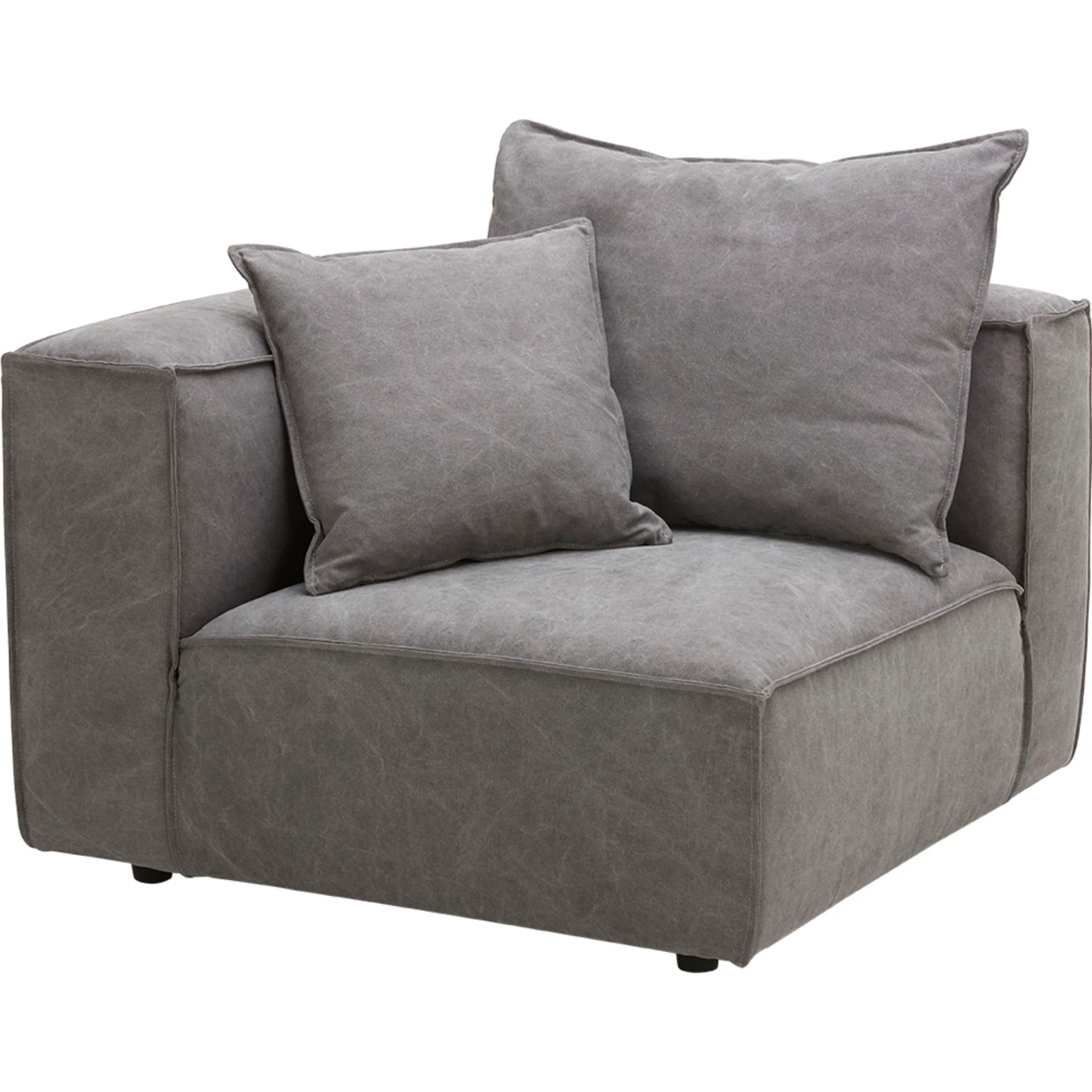 Angela 5 Piece Sectional - Capricorn Charcoal - Image 2