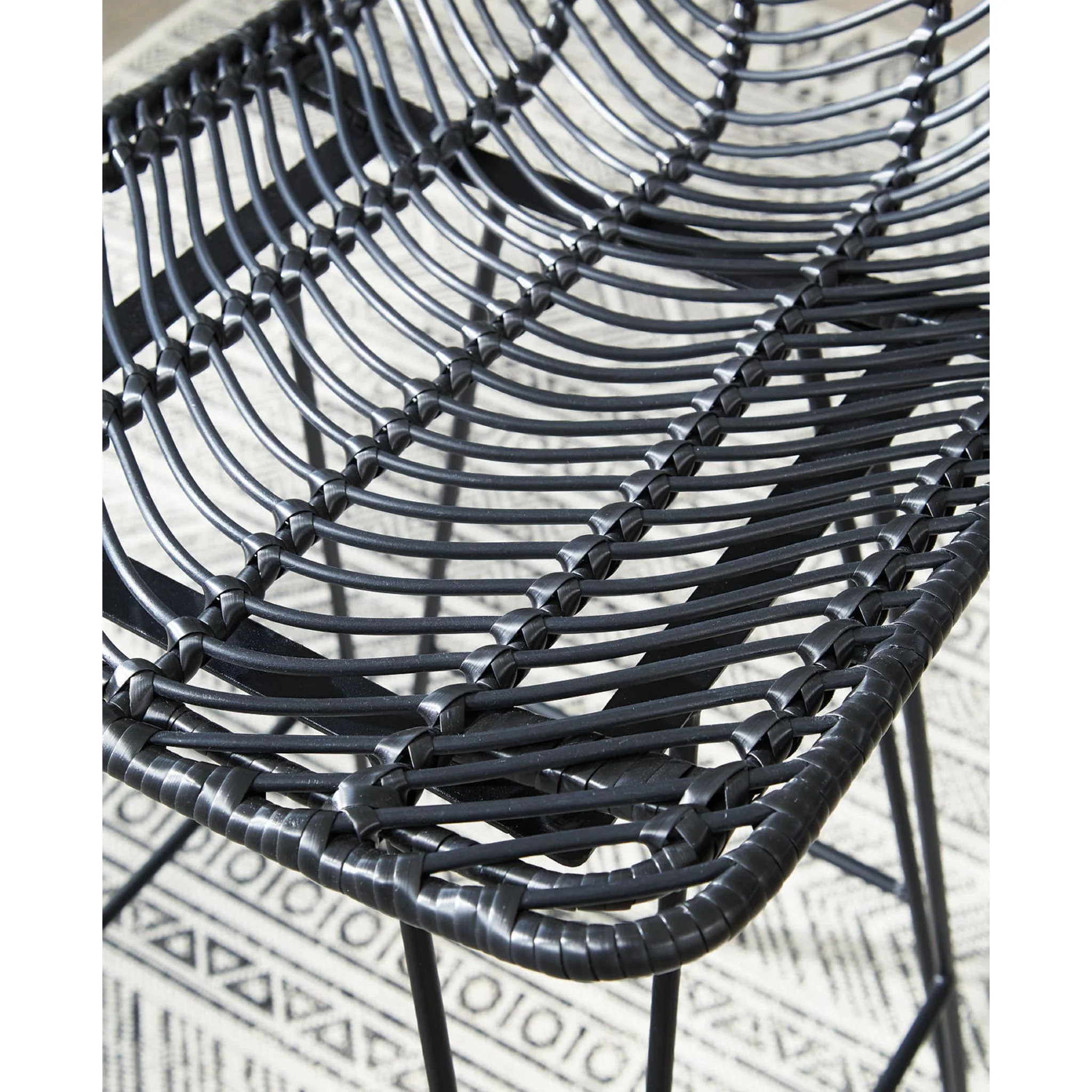 Angentree Counter Height Stool - Black - (D434-124) - Image 5