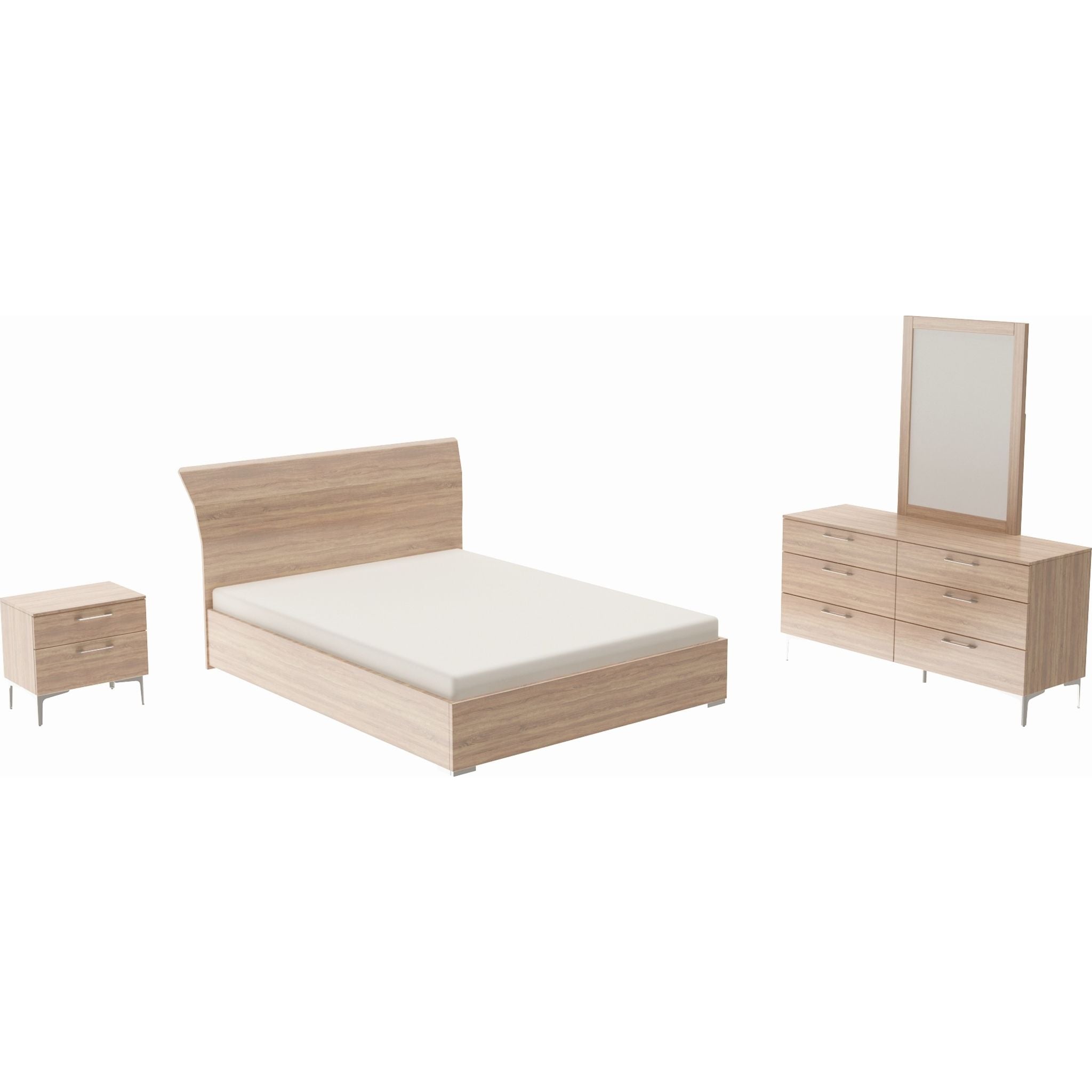 Apollo King Bedroom - French Oak