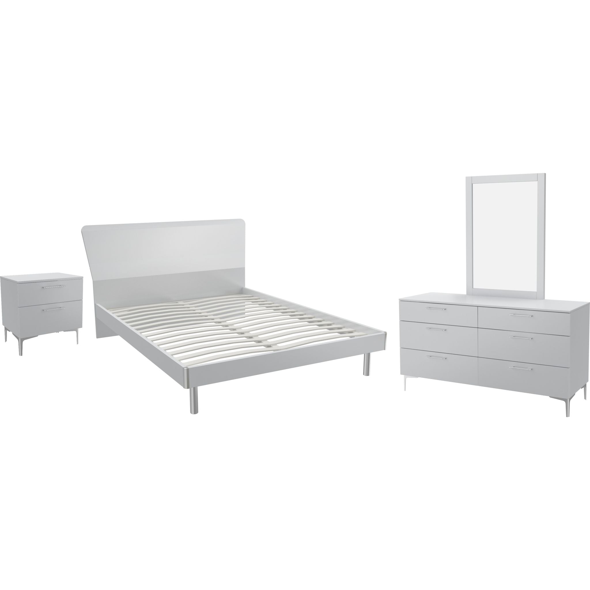 Apollo King Bedroom - White