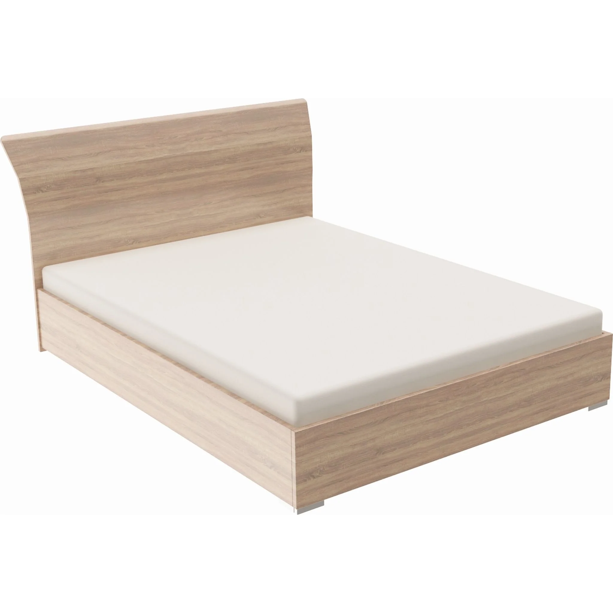Apollo King Platform Bed - French Oak