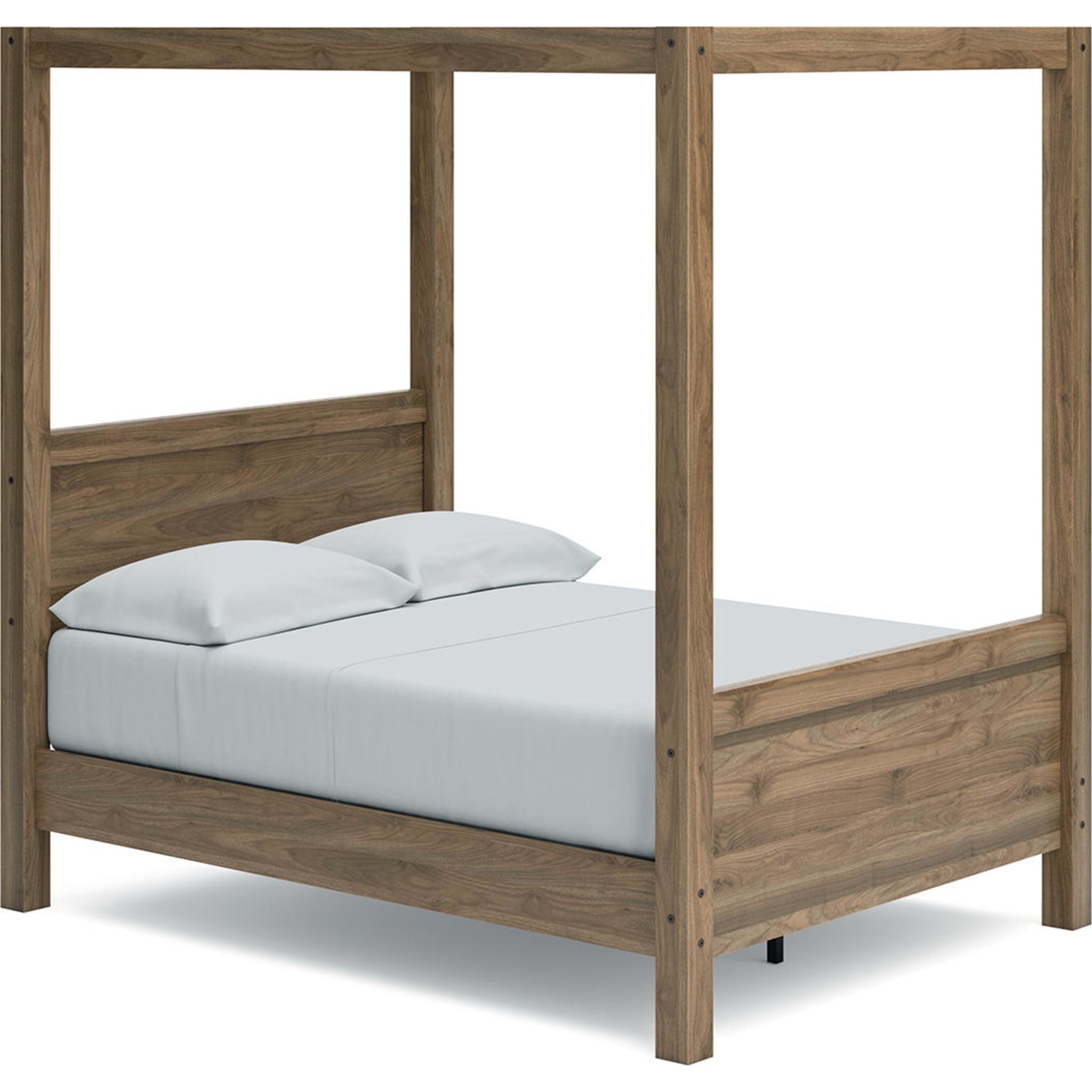 Aprilyn Full Canopy Bed - Honey