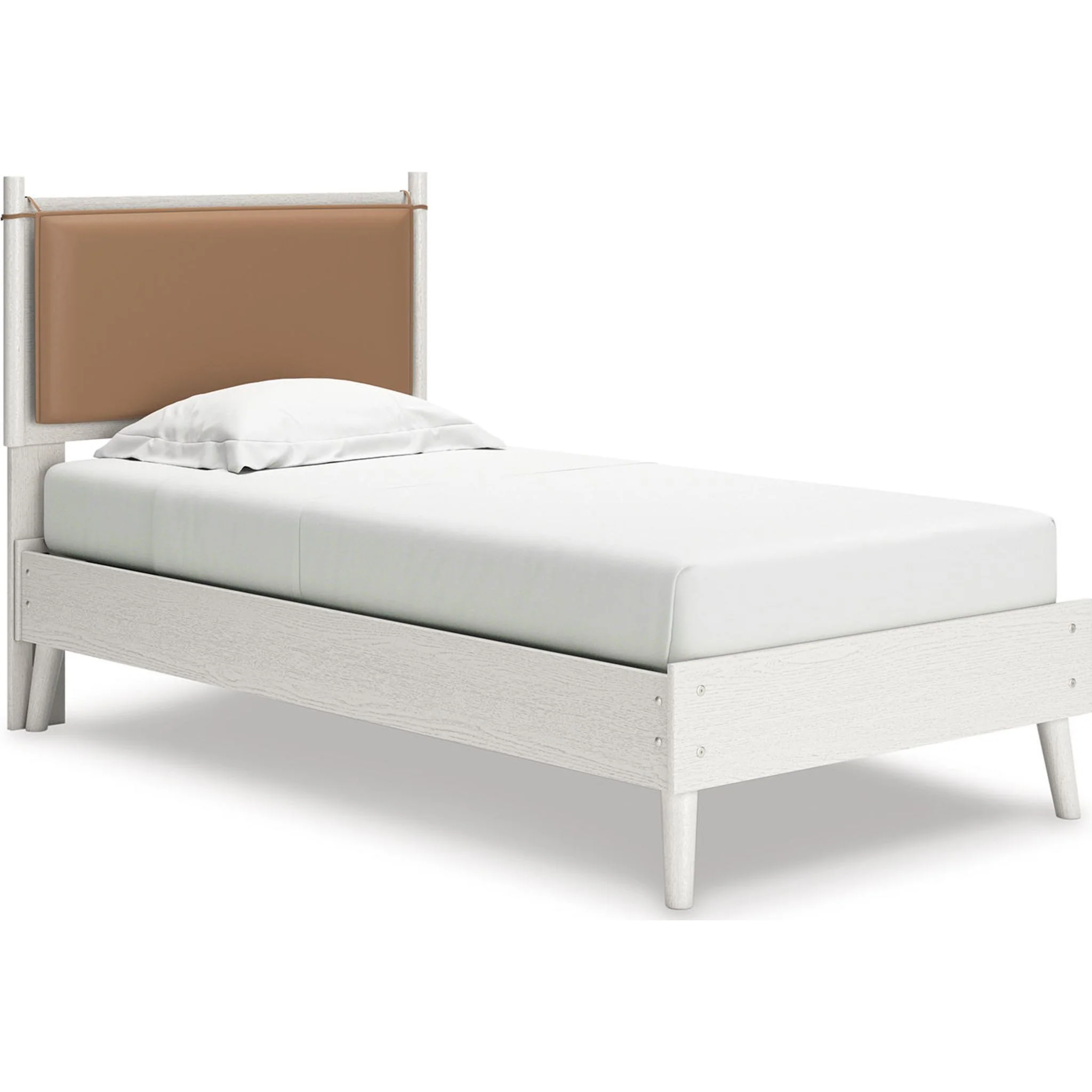 Aprilyn Twin Panel Bed - White