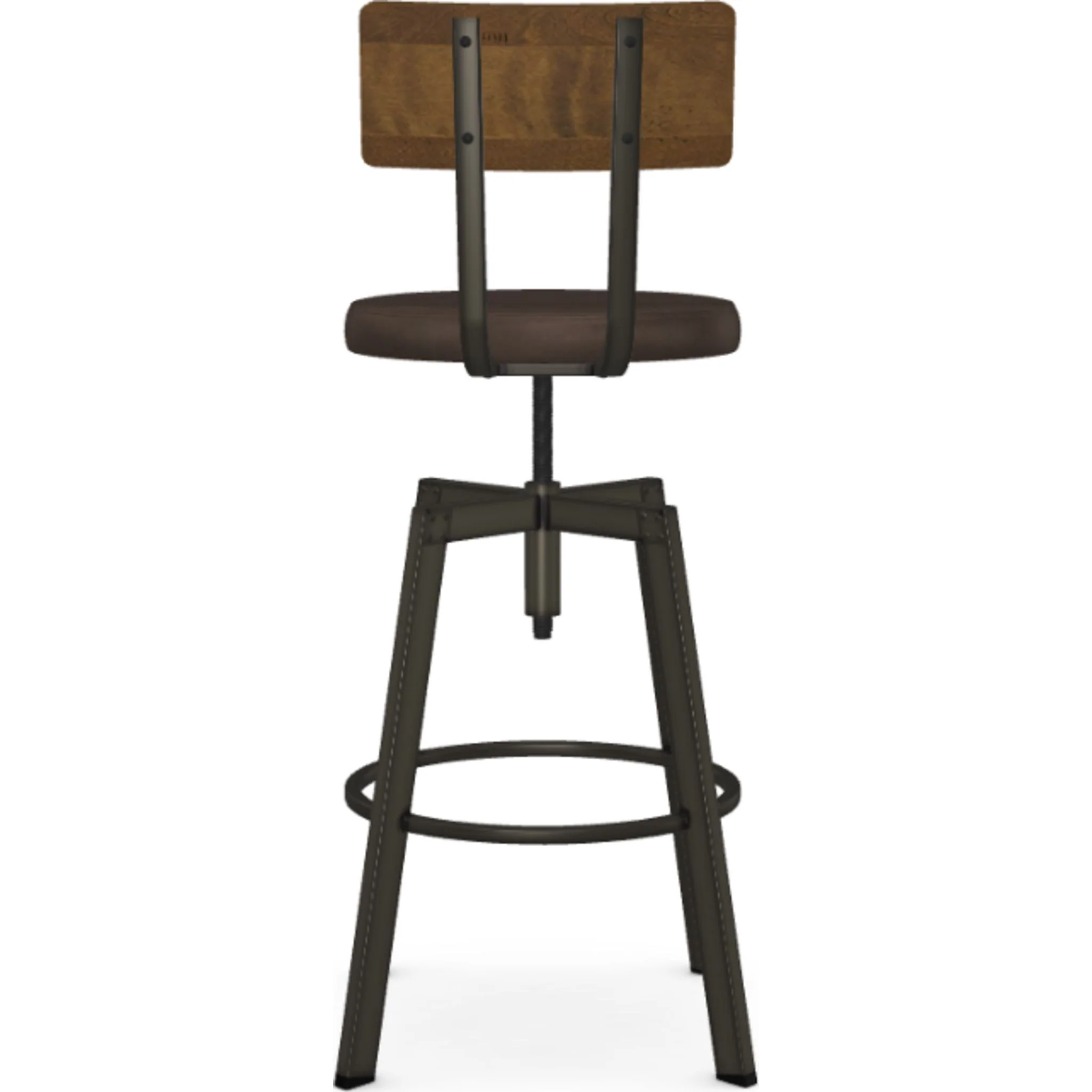 Architect Adjustable Height Stool - Bark/Toasty/Harley - (40263-D8-87-51) - Image 4