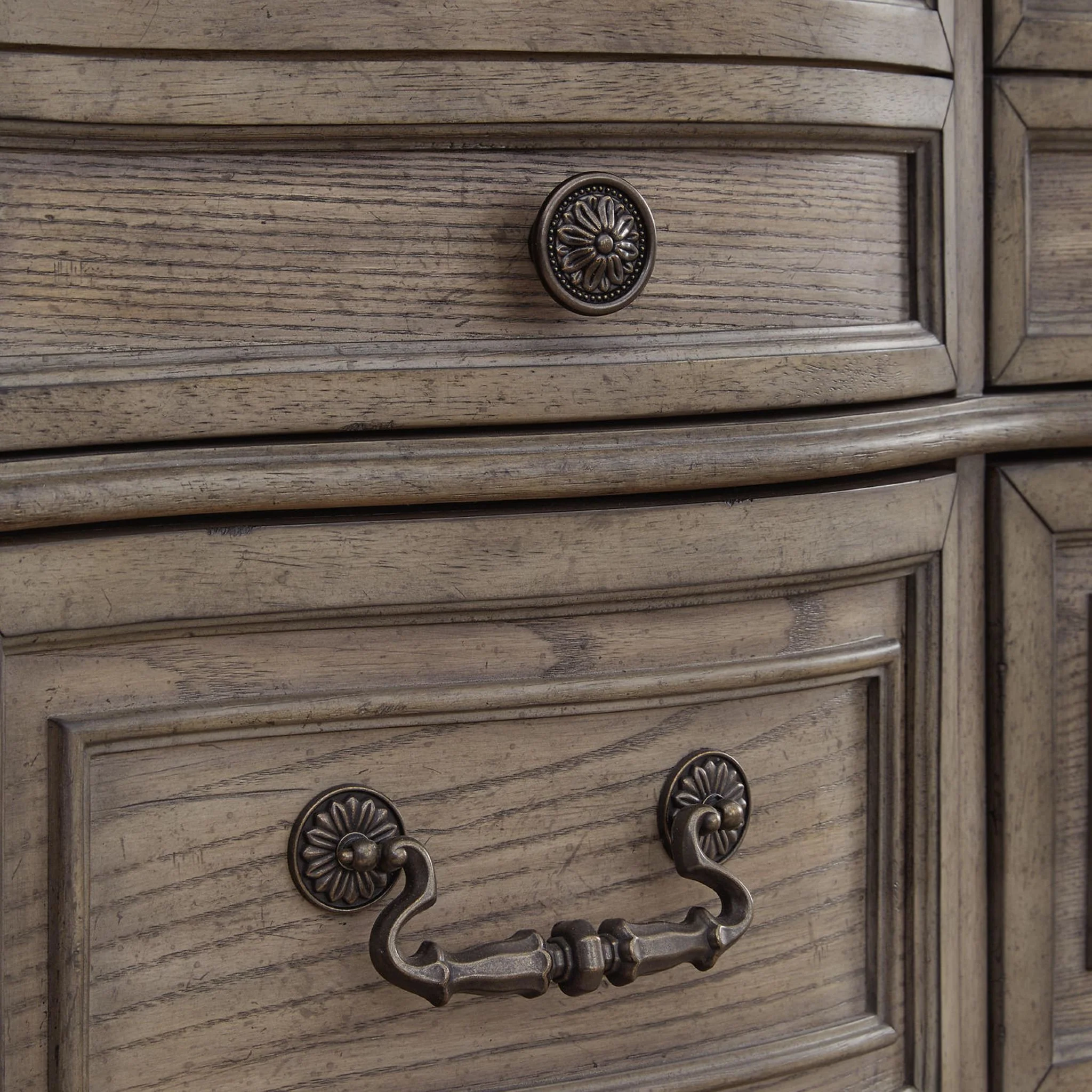 Ardenfield Dresser and Mirror - Light Brown - Image 6