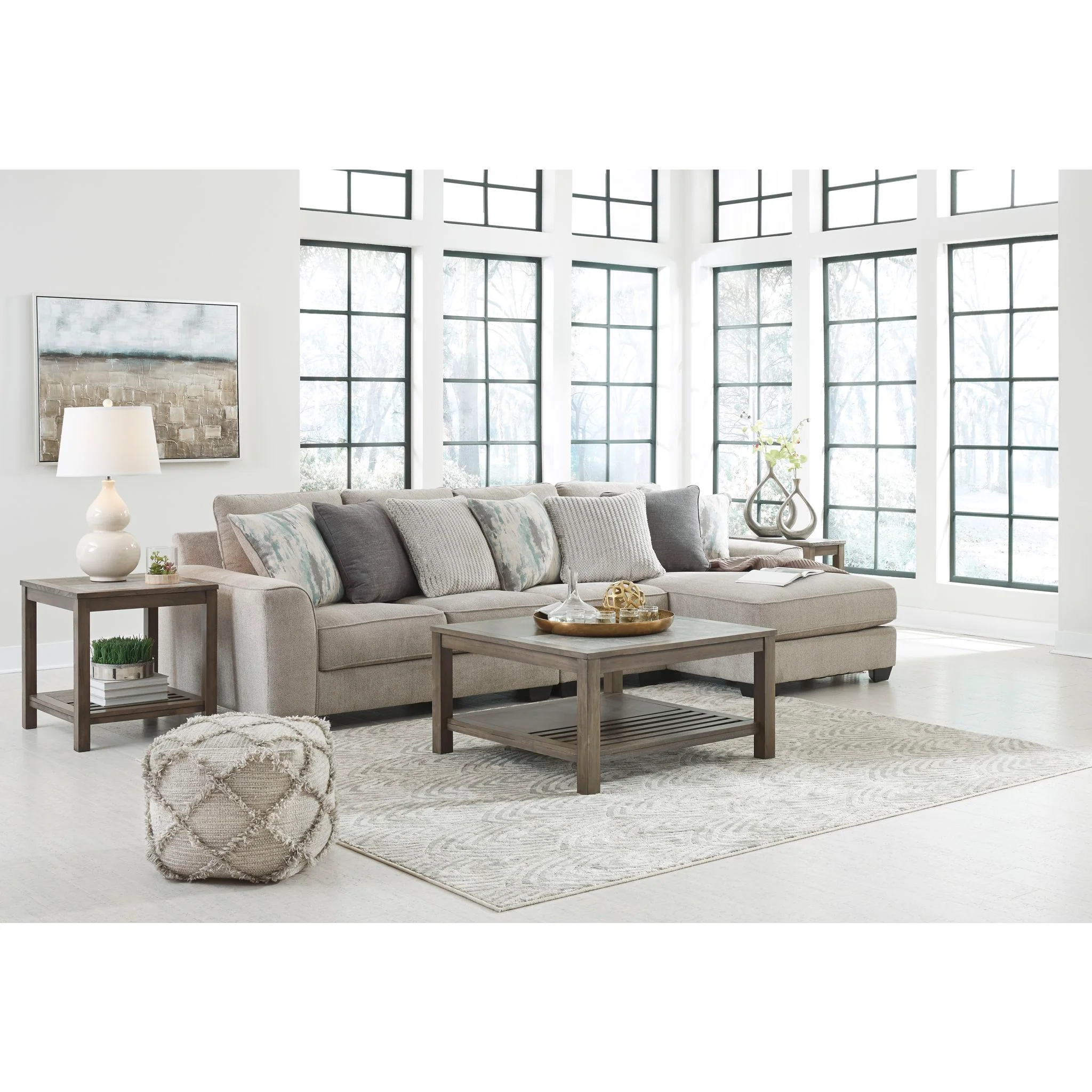 Ardsley 3 Piece Sectional with Chaise - Image 2