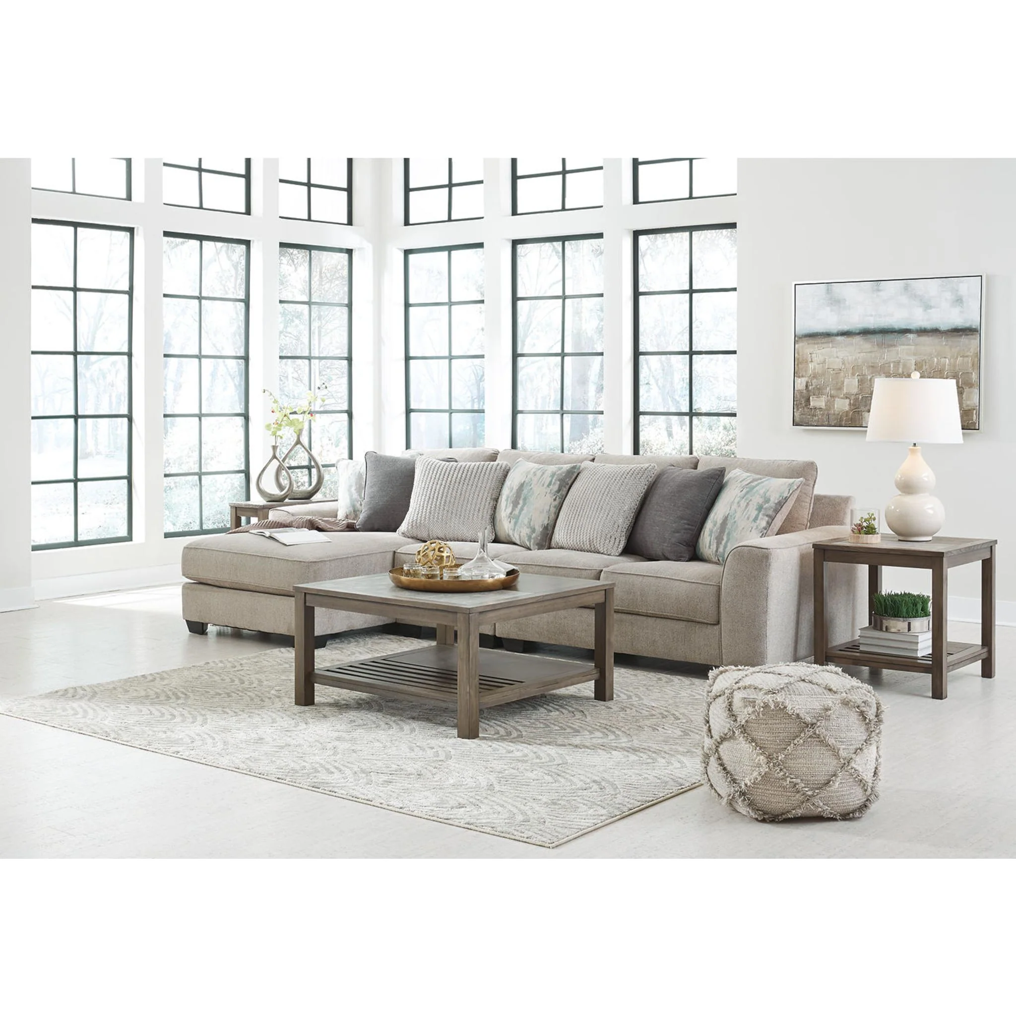 Ardsley 3 Piece Sectional with Chaise - Image 2