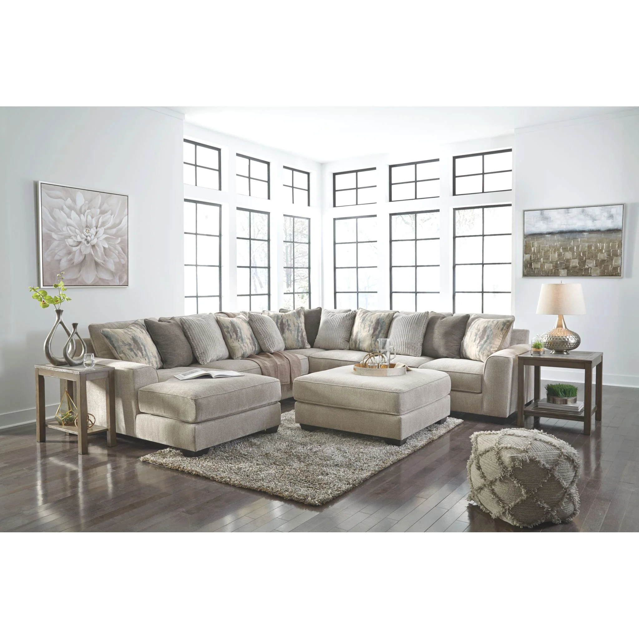Ardsley 4 Piece Sectional with Chaise - Image 8