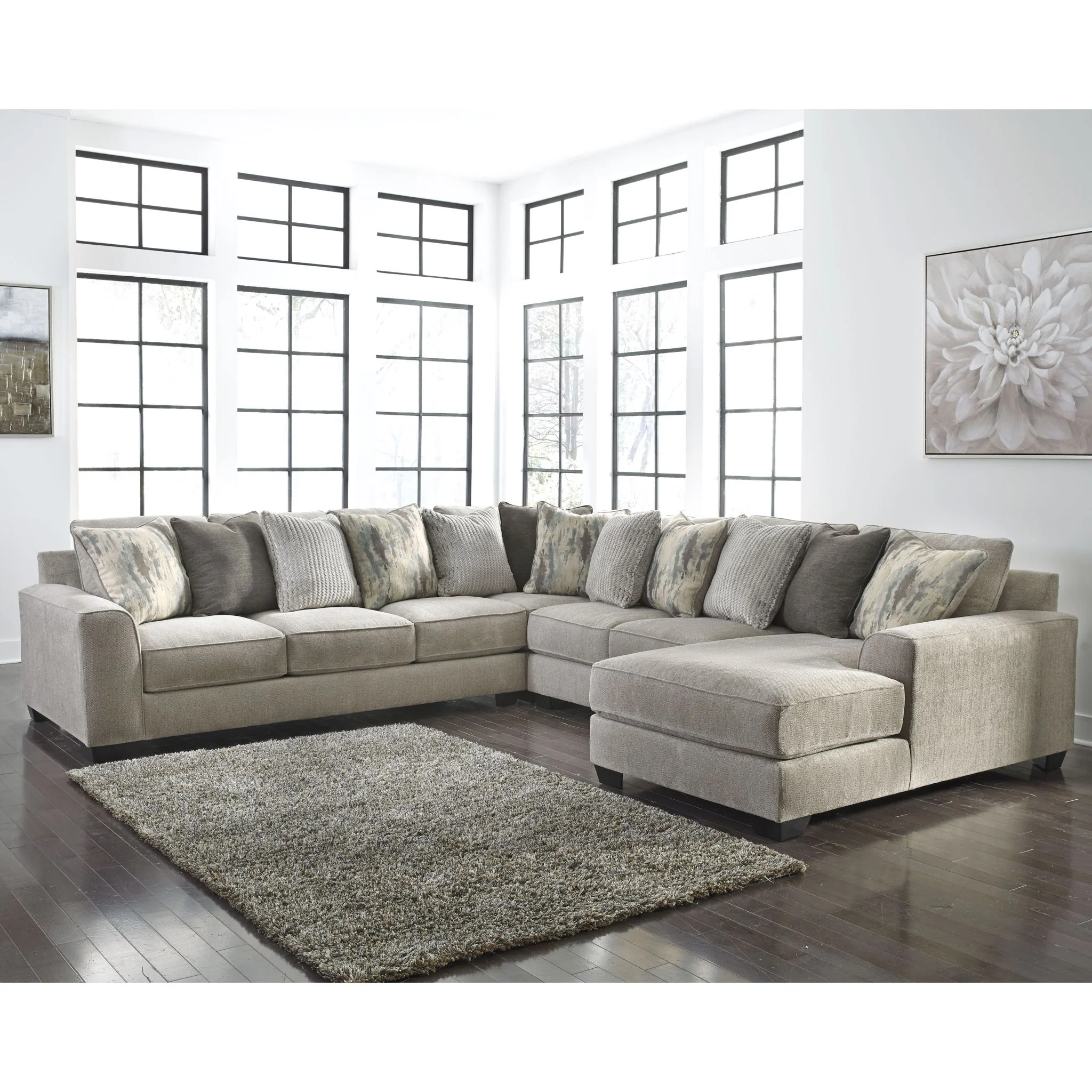Ardsley 4 Piece Sectional with Chaise - Image 2