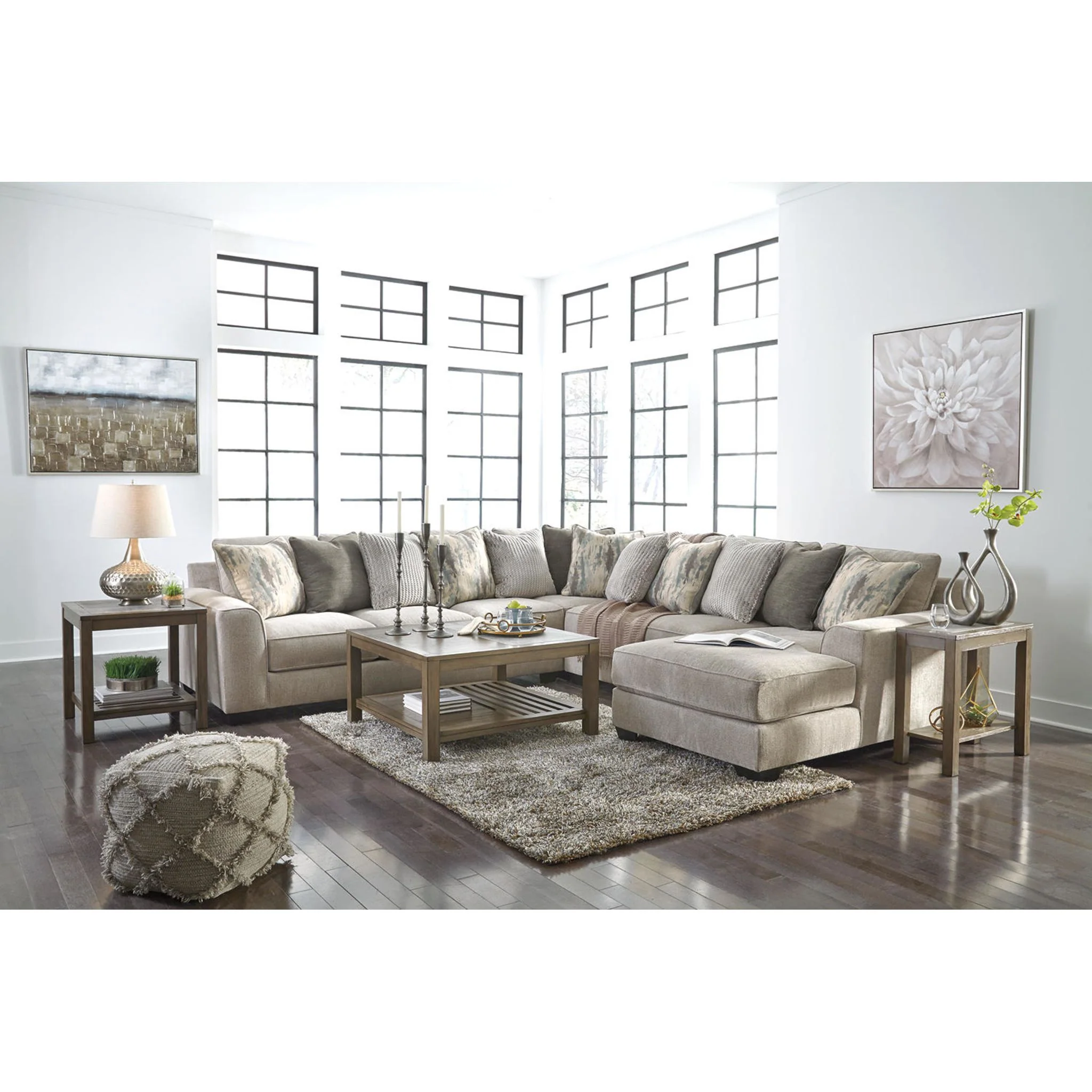 Ardsley 4 Piece Sectional with Chaise - Image 20