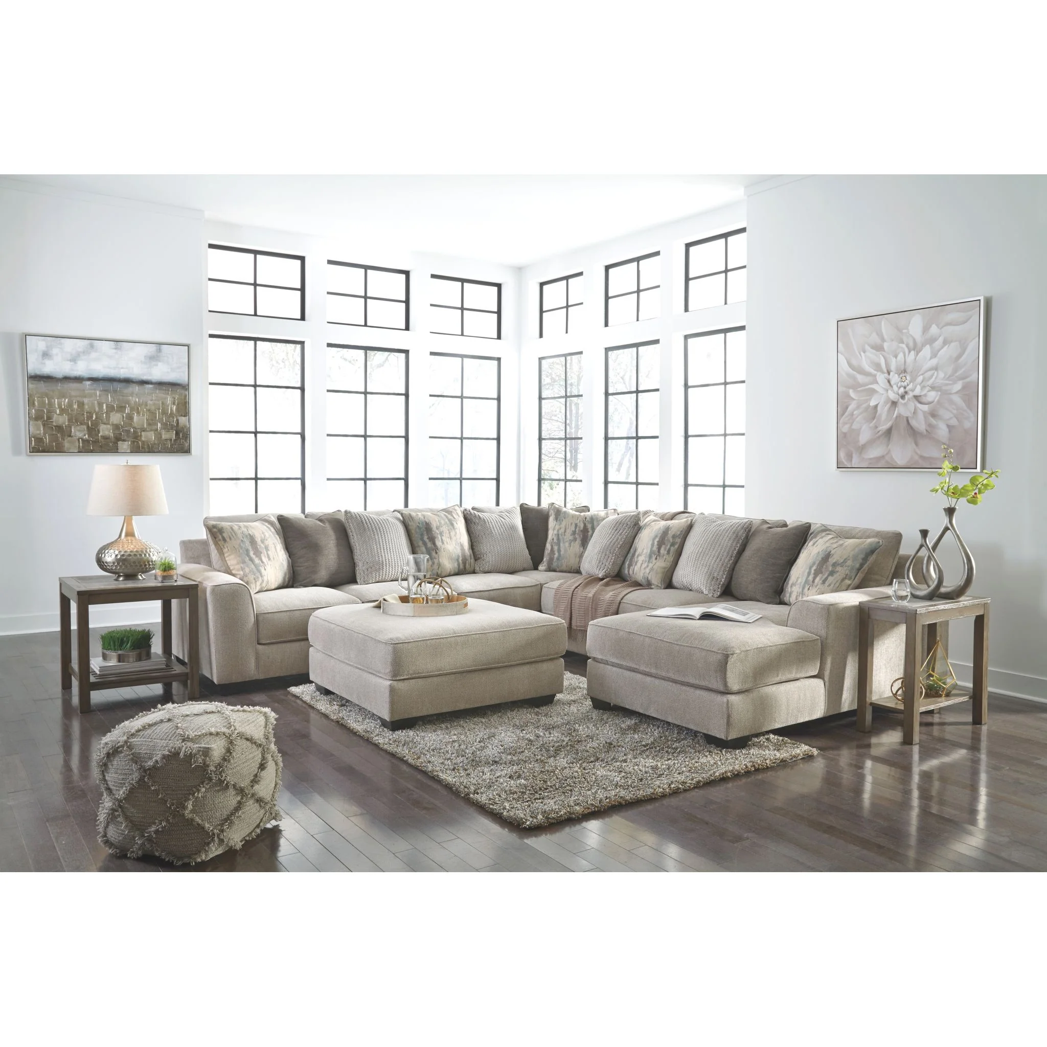 Ardsley 4 Piece Sectional with Chaise - Image 7