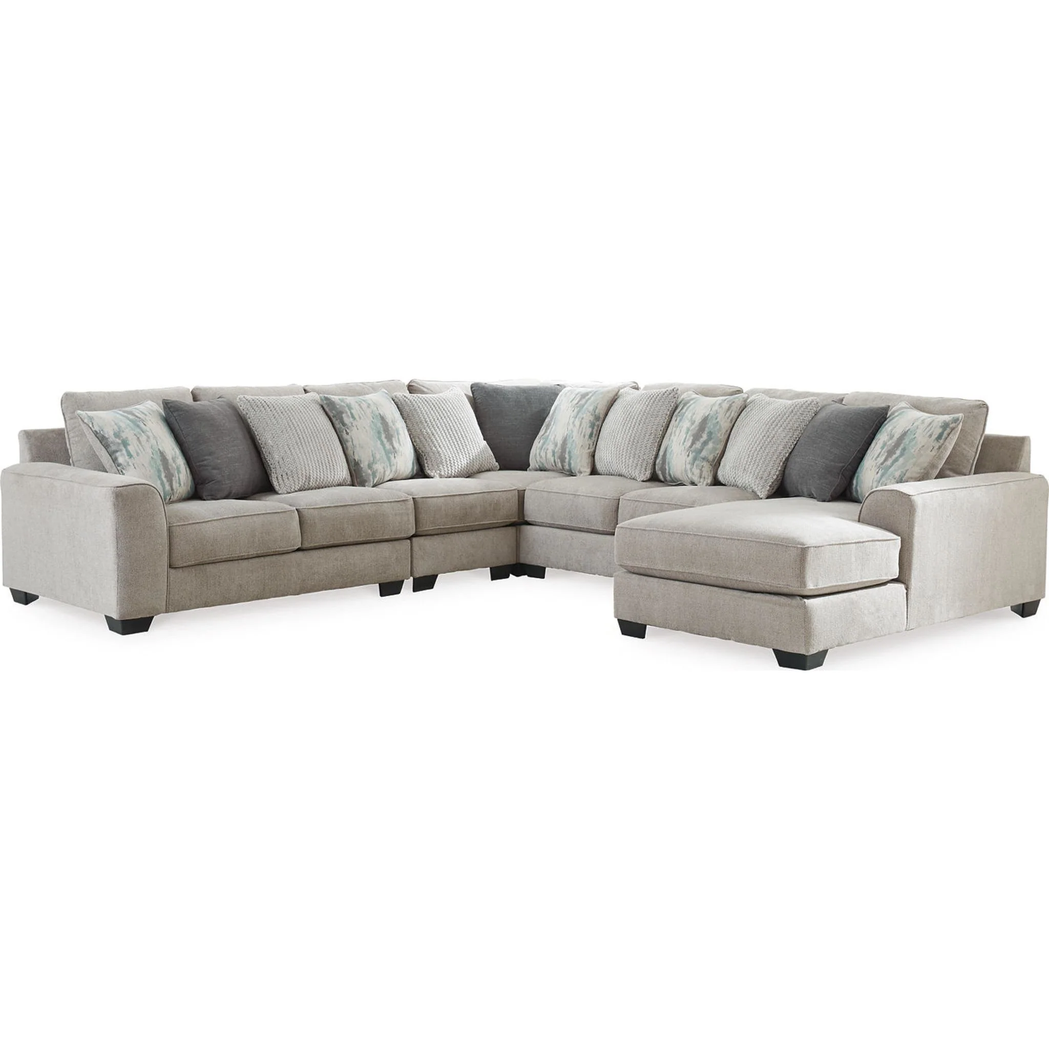Ardsley 5 Piece Sectional with Chaise - Image 11