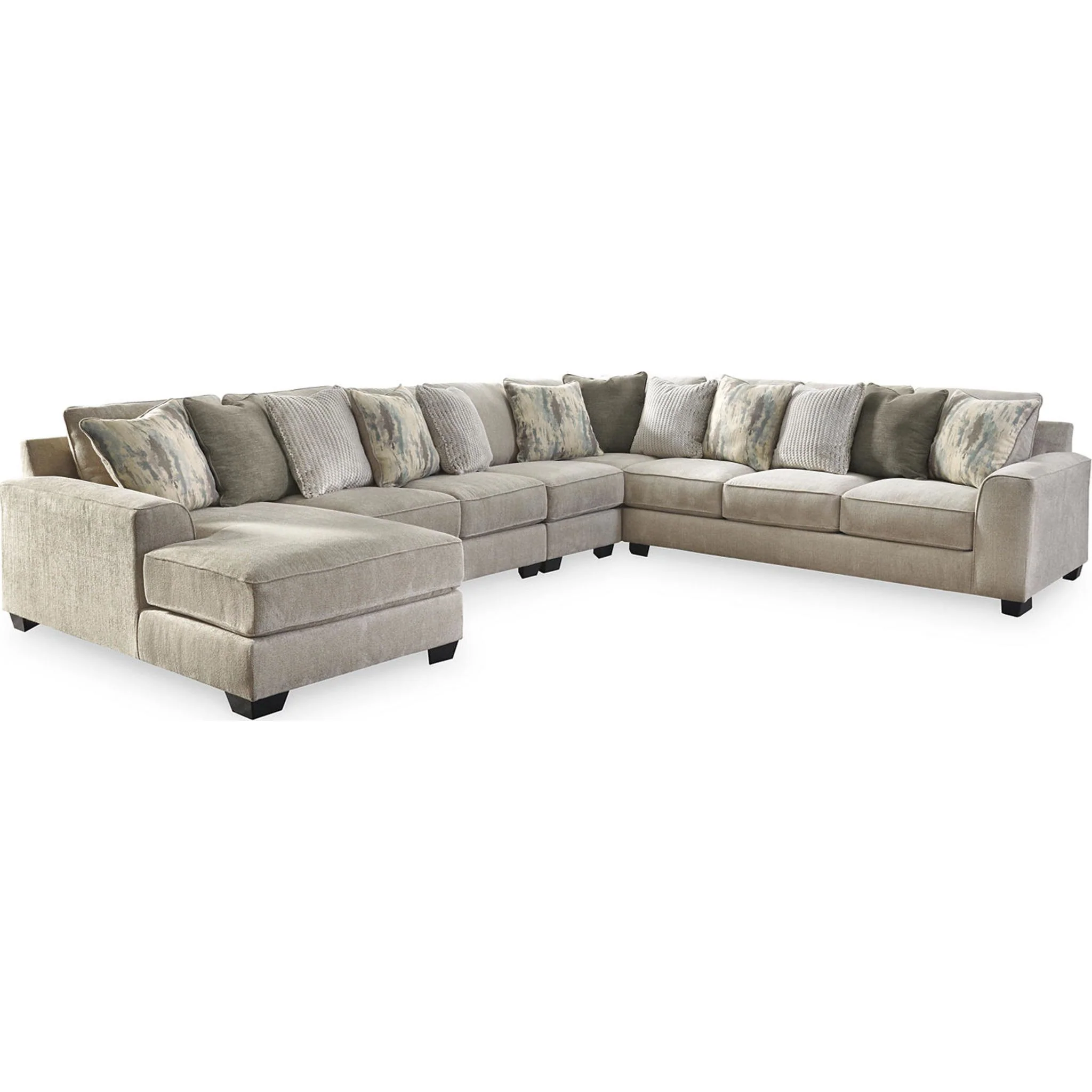 Ardsley 5 Piece Sectional with Chaise - Image 19