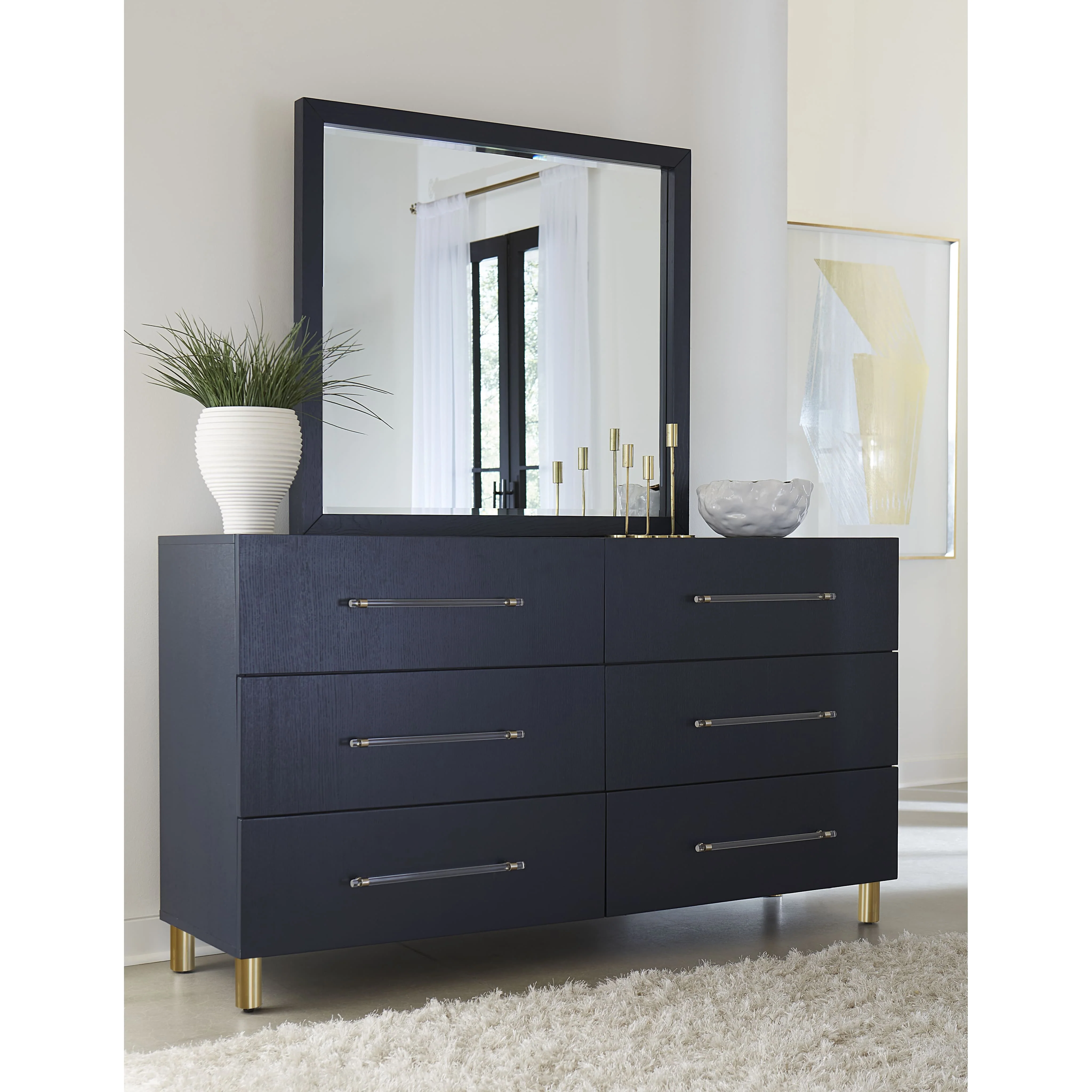 Argento Dresser and Mirror - Image 10