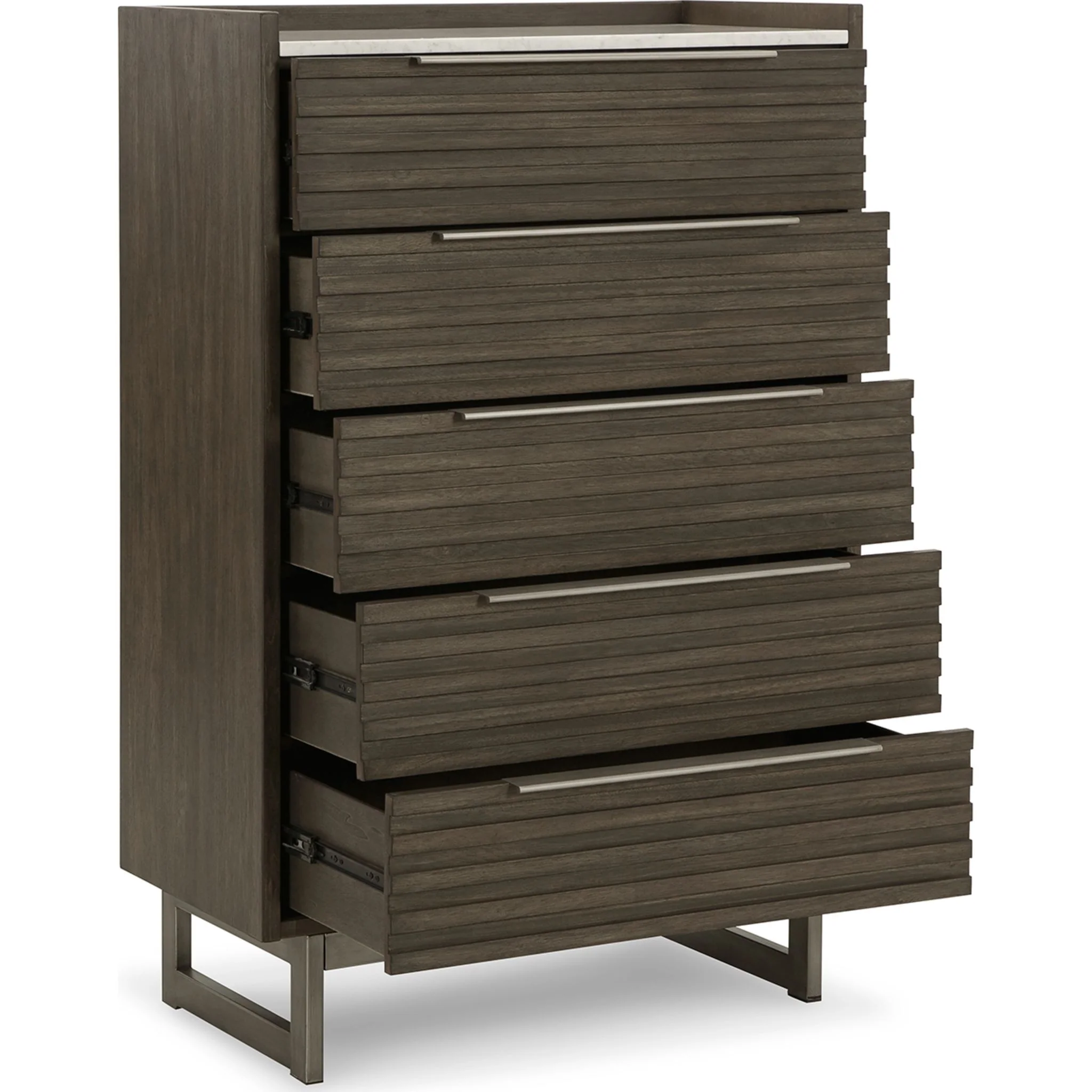 Arkenton Chest - Grayish Brown/White - Image 3