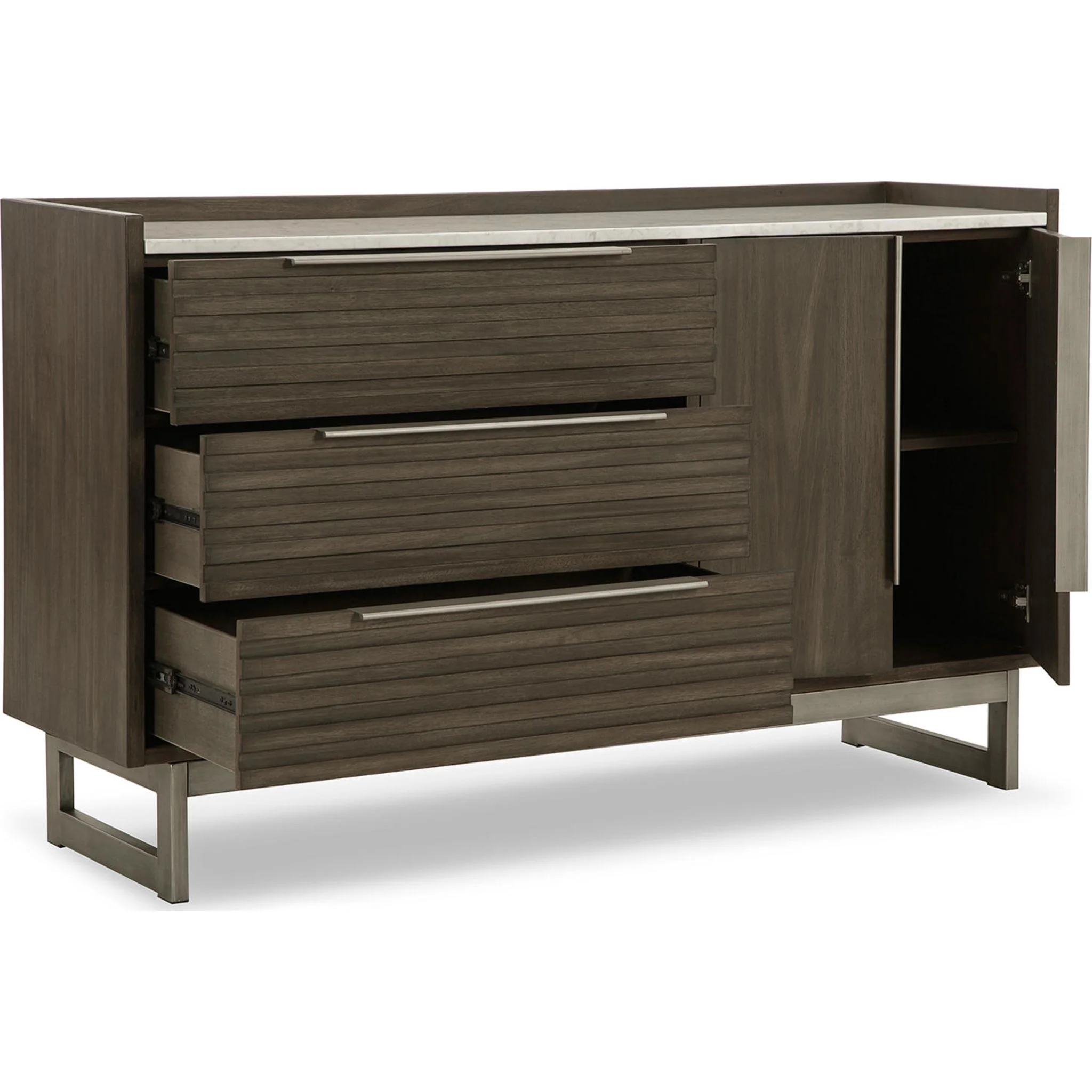 Arkenton Dresser - Grayish Brown/White - Image 13