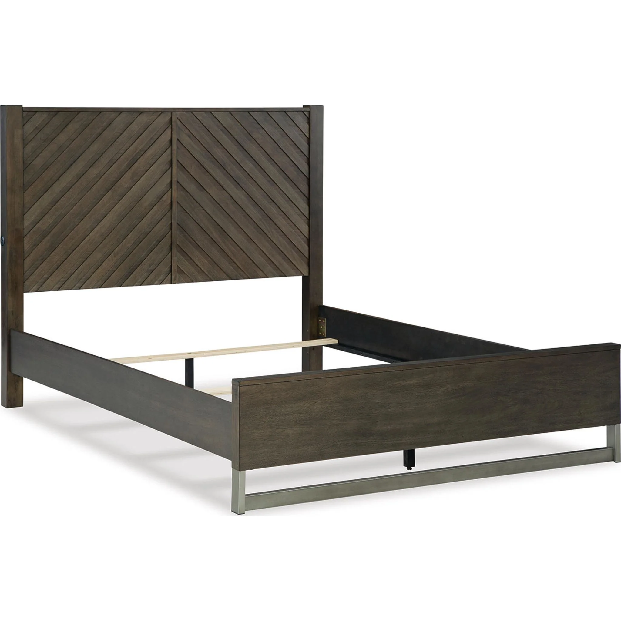 Arkenton Queen Panel Bed - Grayish Brown - Image 14