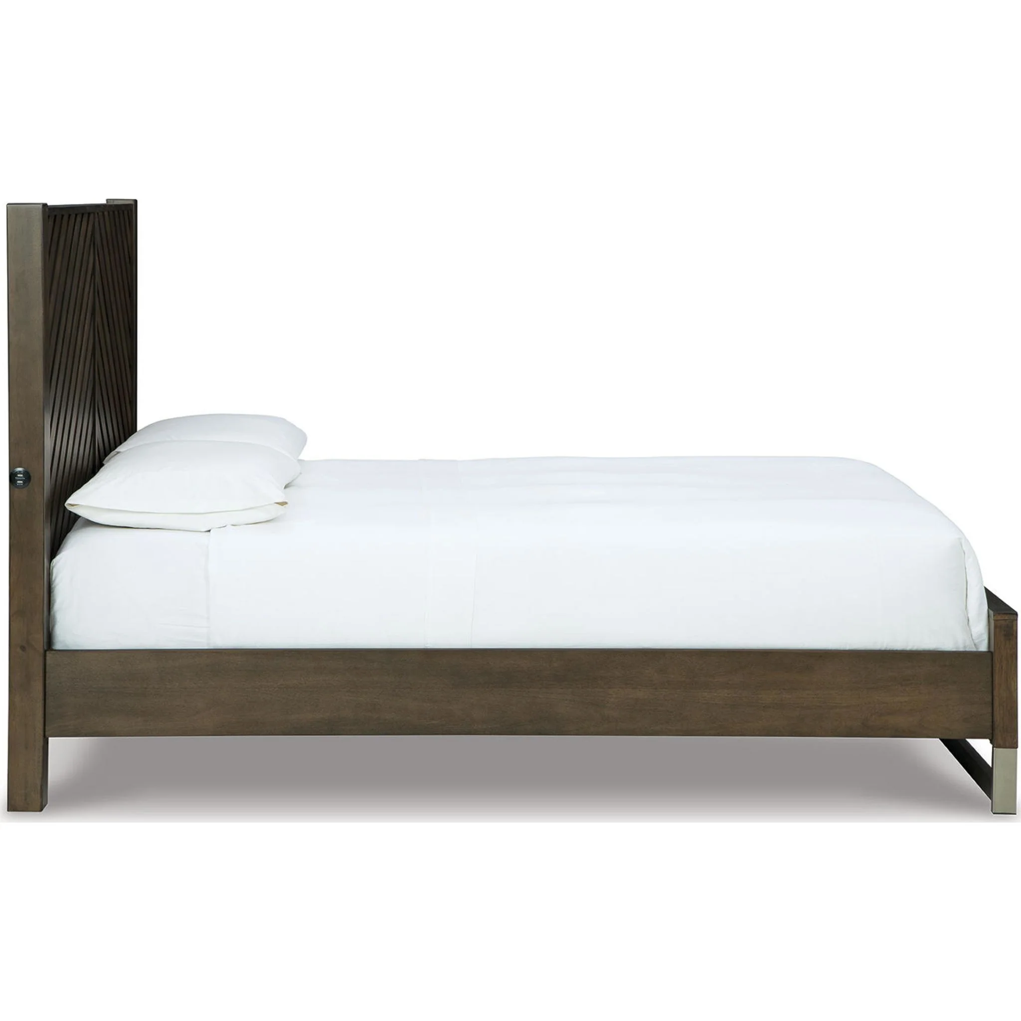 Arkenton Queen Panel Bed - Grayish Brown - Image 15