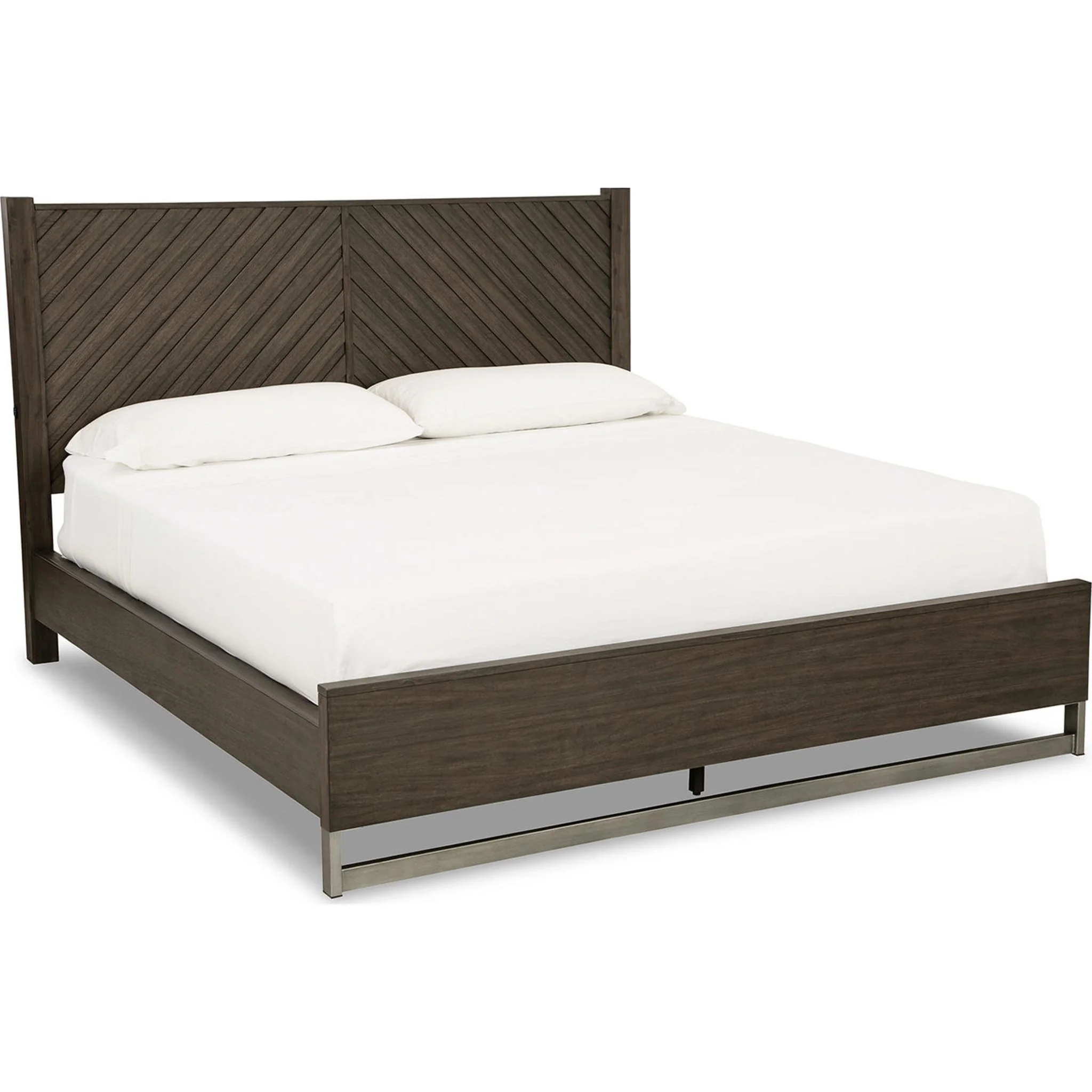 Arkenton Queen Panel Bed - Grayish Brown - Image 17