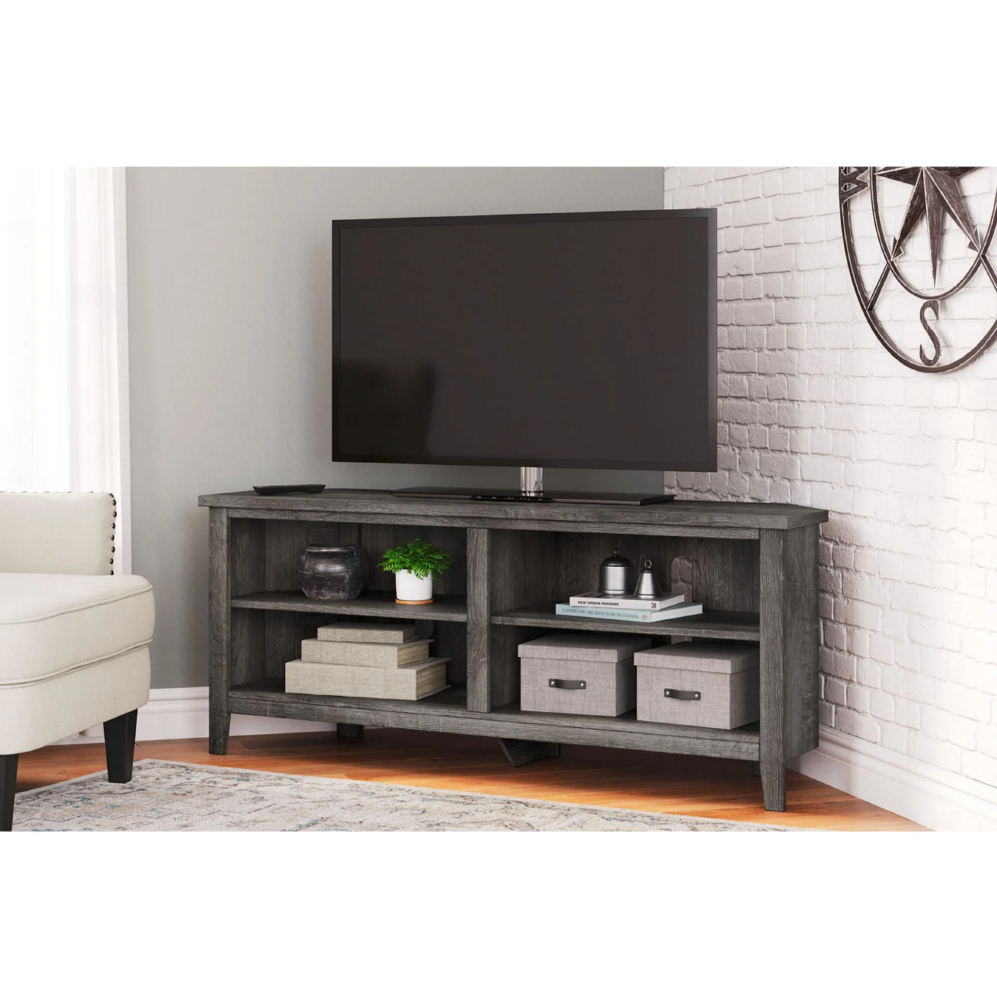Arlenbry TV Stand - Gray - Image 2