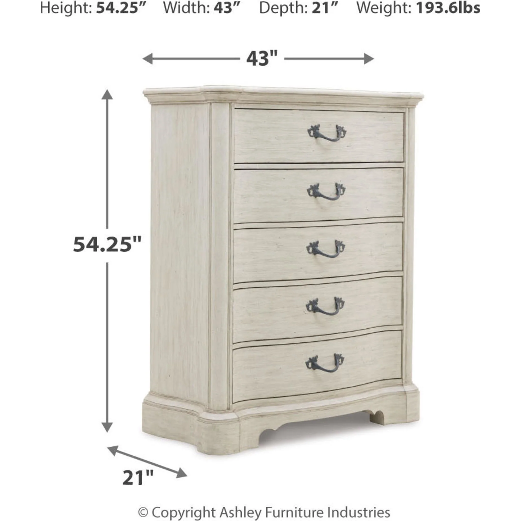 Arlendyne Chest - Antique White - Image 14
