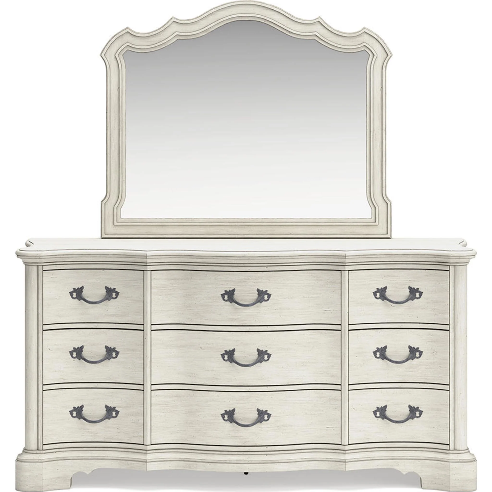 Arlendyne Dresser and Mirror - Antique White - Image 3