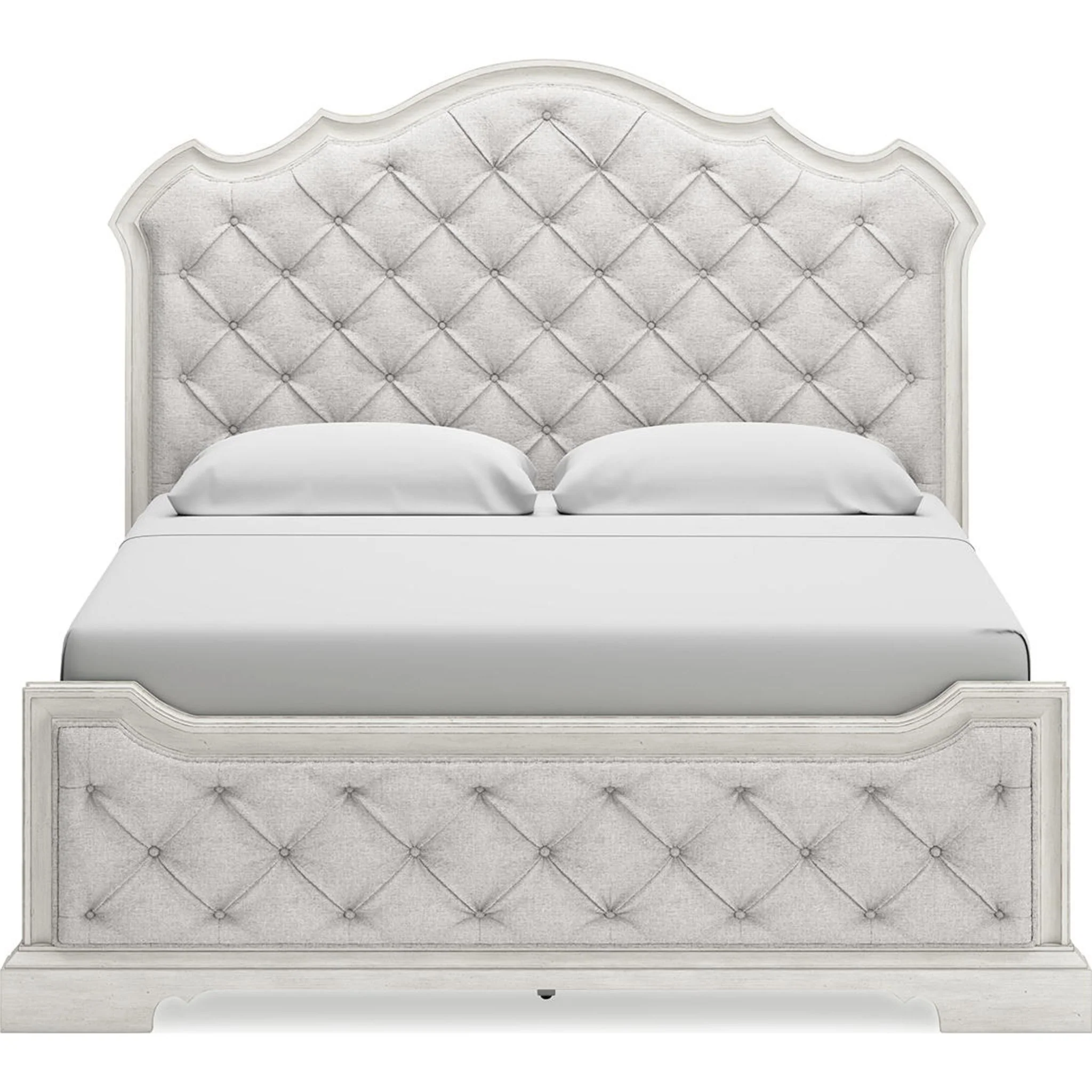 Arlendyne Upholstered Bed - Antique White - Image 15