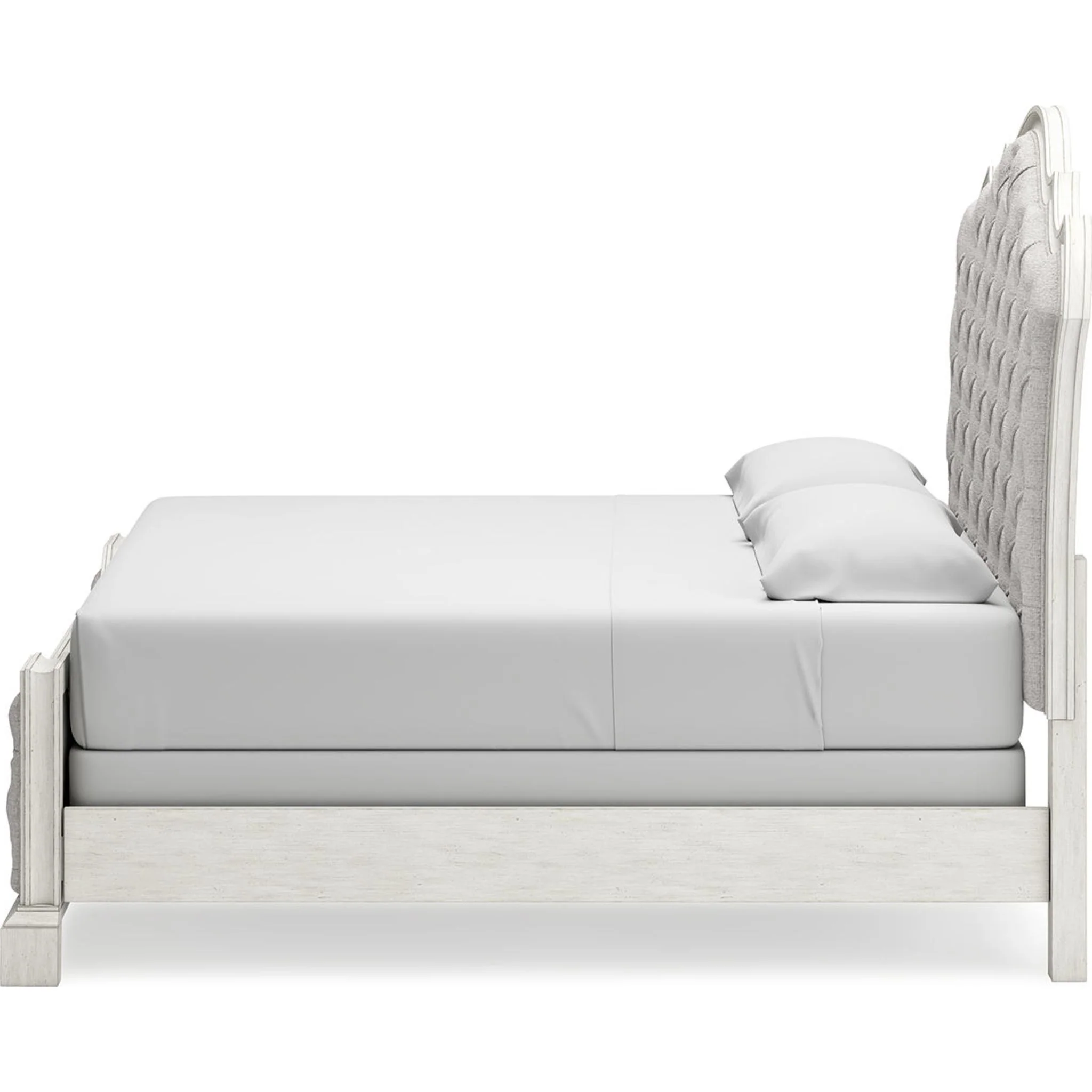 Arlendyne Upholstered Bed - Antique White - Image 16
