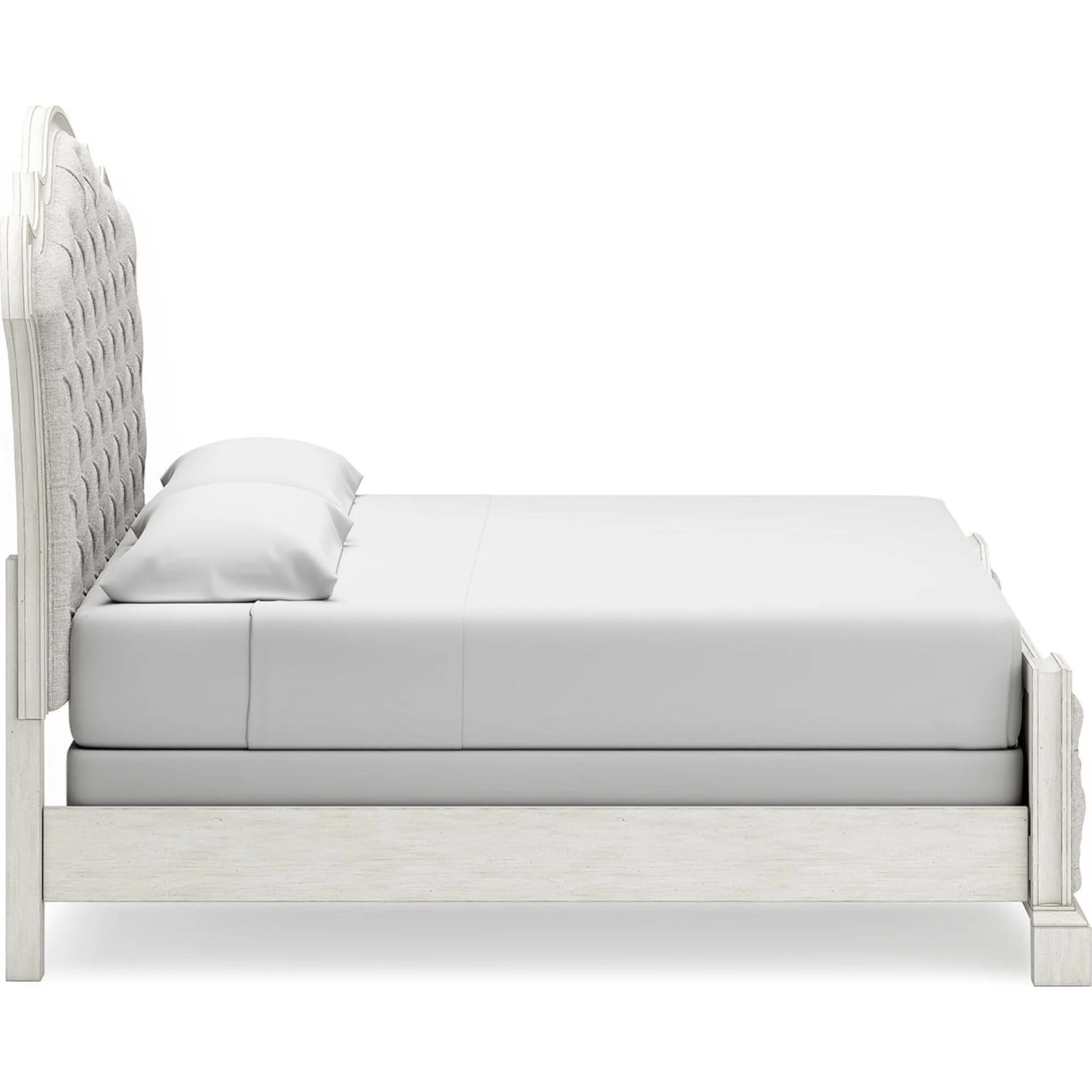 Arlendyne Upholstered Bed - Antique White - Image 19