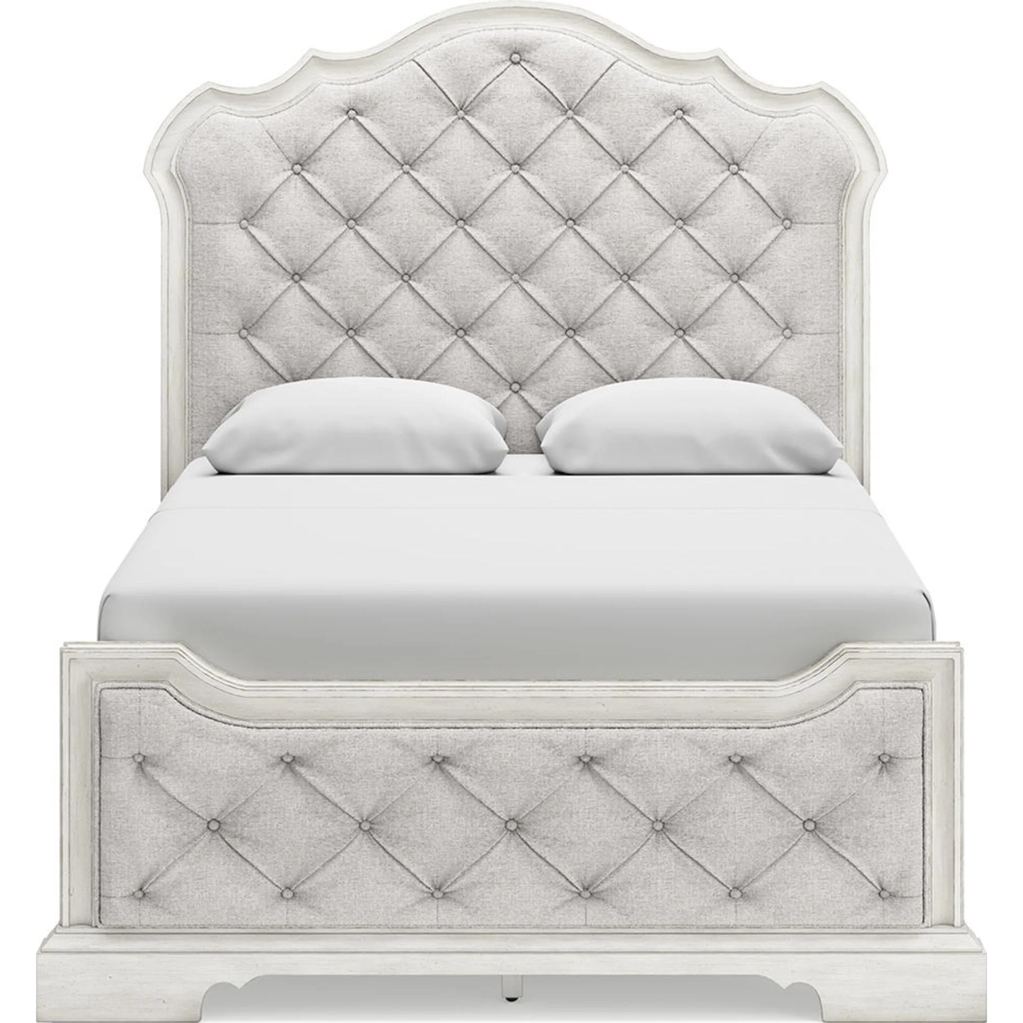 Arlendyne Upholstered Bed - Antique White - Image 3