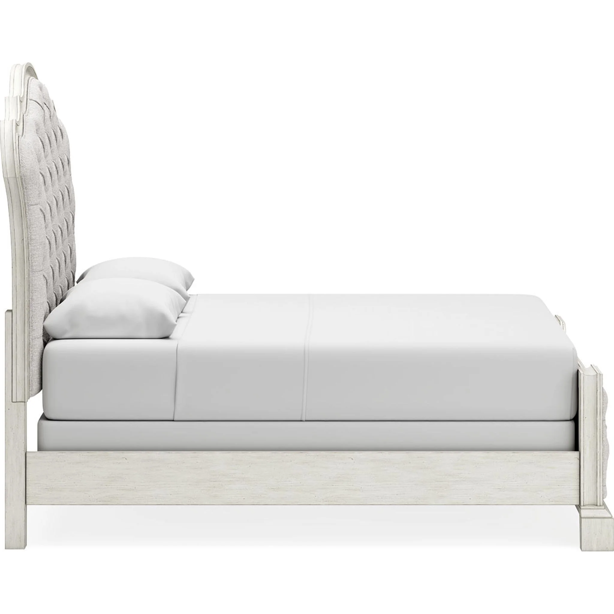 Arlendyne Upholstered Bed - Antique White - Image 7