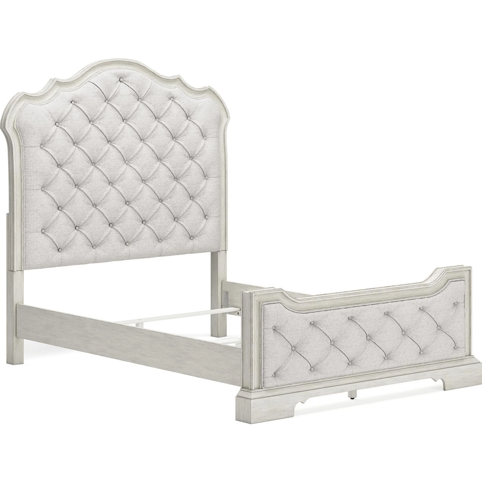 Arlendyne Upholstered Bed - Antique White - Image 8