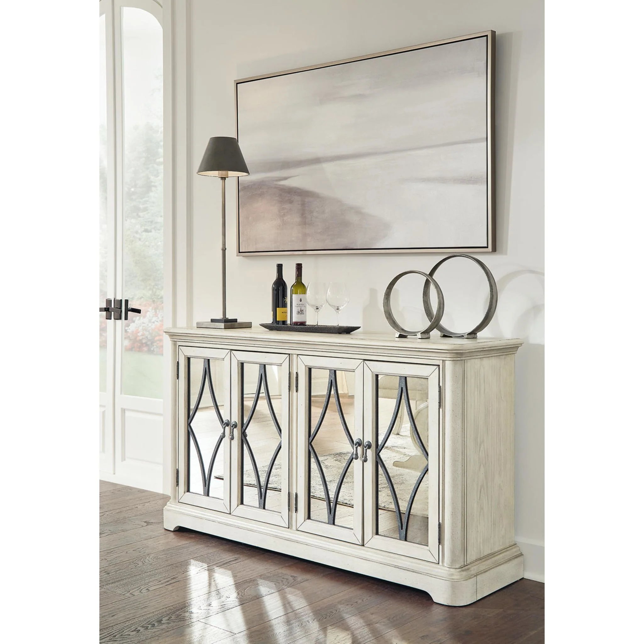 Arlendyne Dining Server - Antique White - (D980-60) - Image 4