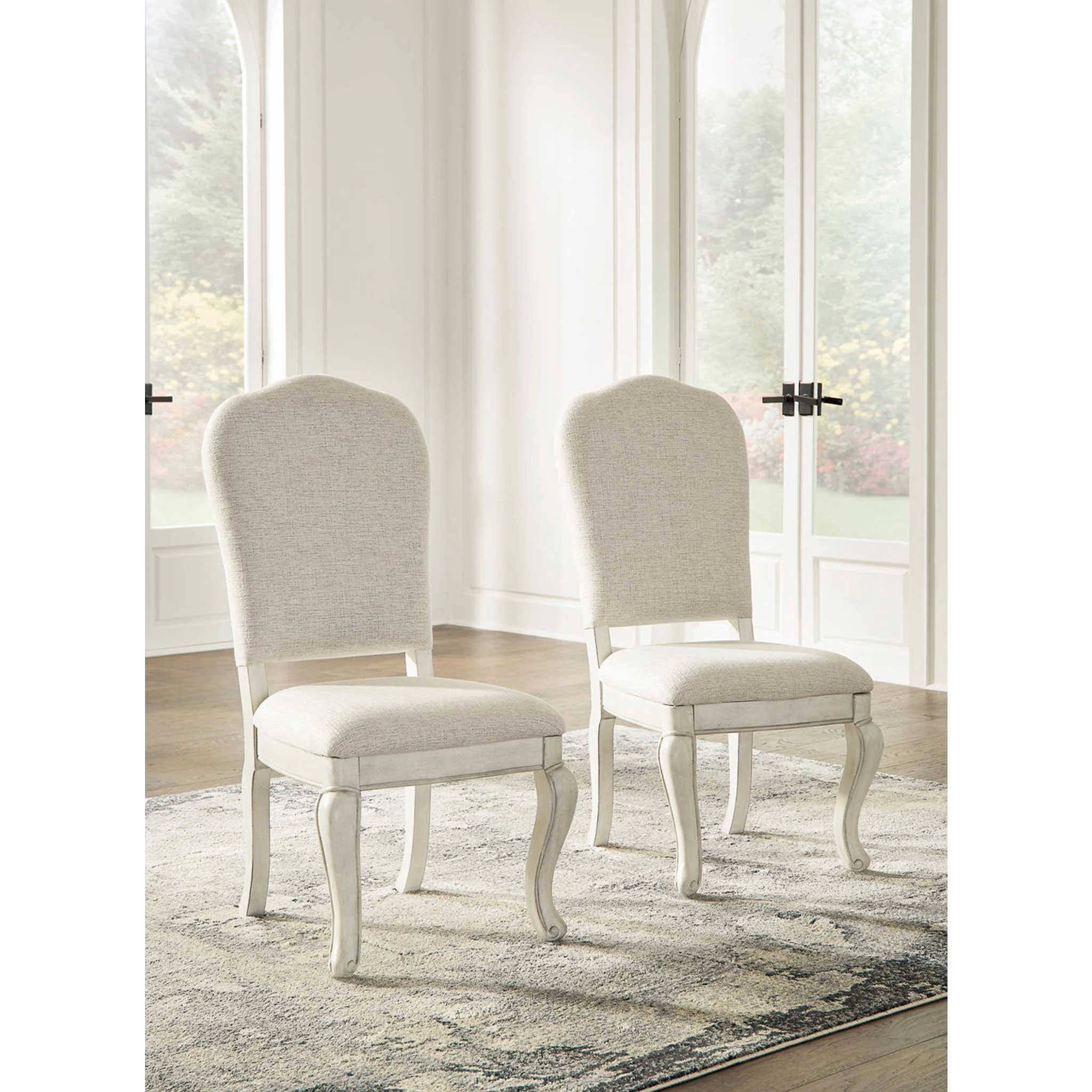 Arlendyne Side Chair - Antique White - (D980-01) - Image 5
