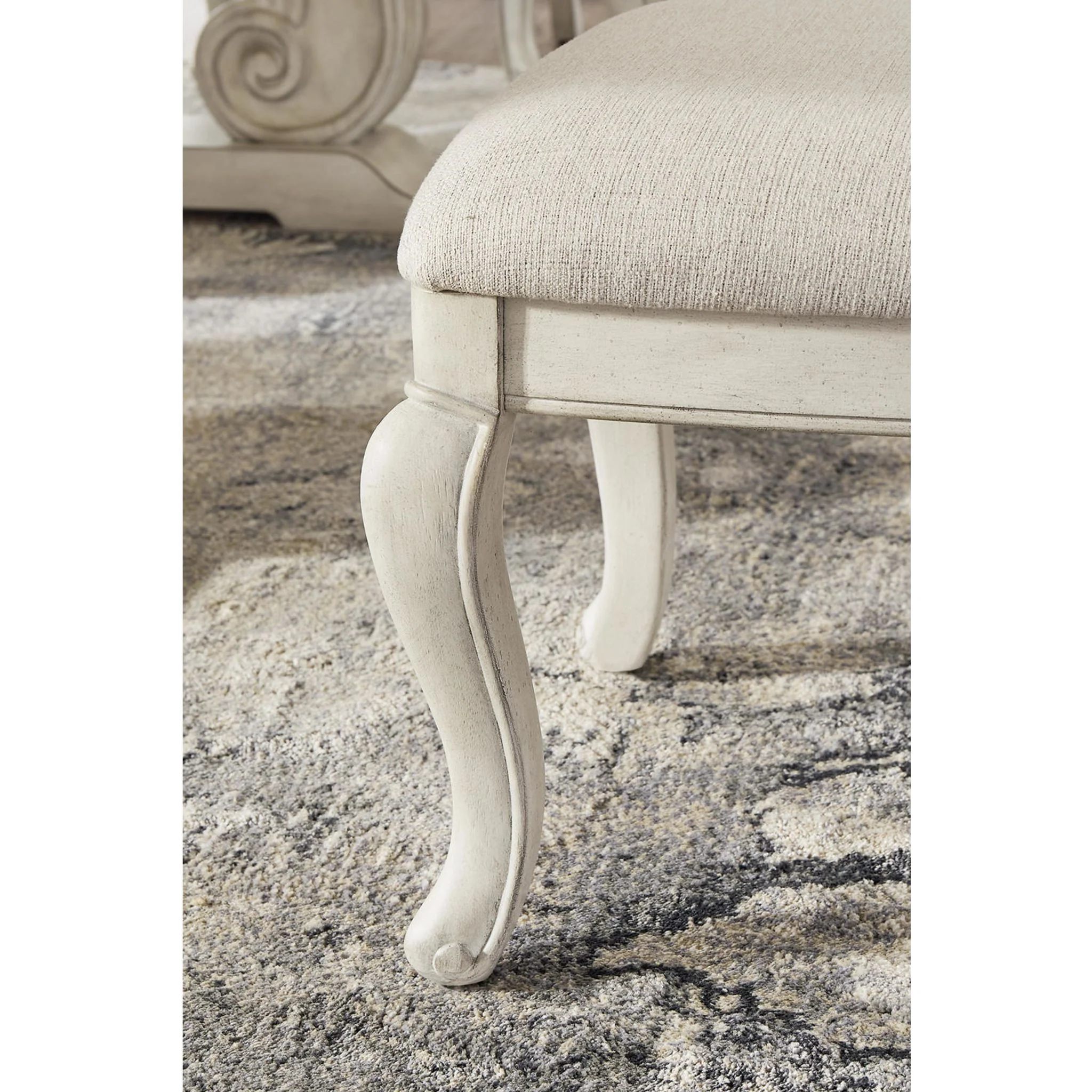 Arlendyne Side Chair - Antique White - (D980-01) - Image 7