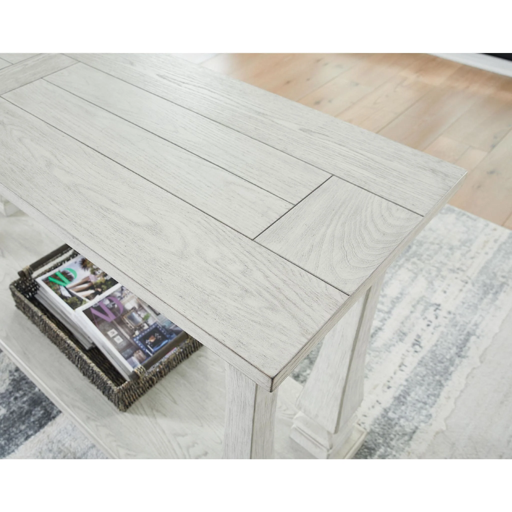 Arlendyne Sofa Table - Antique White - Image 5