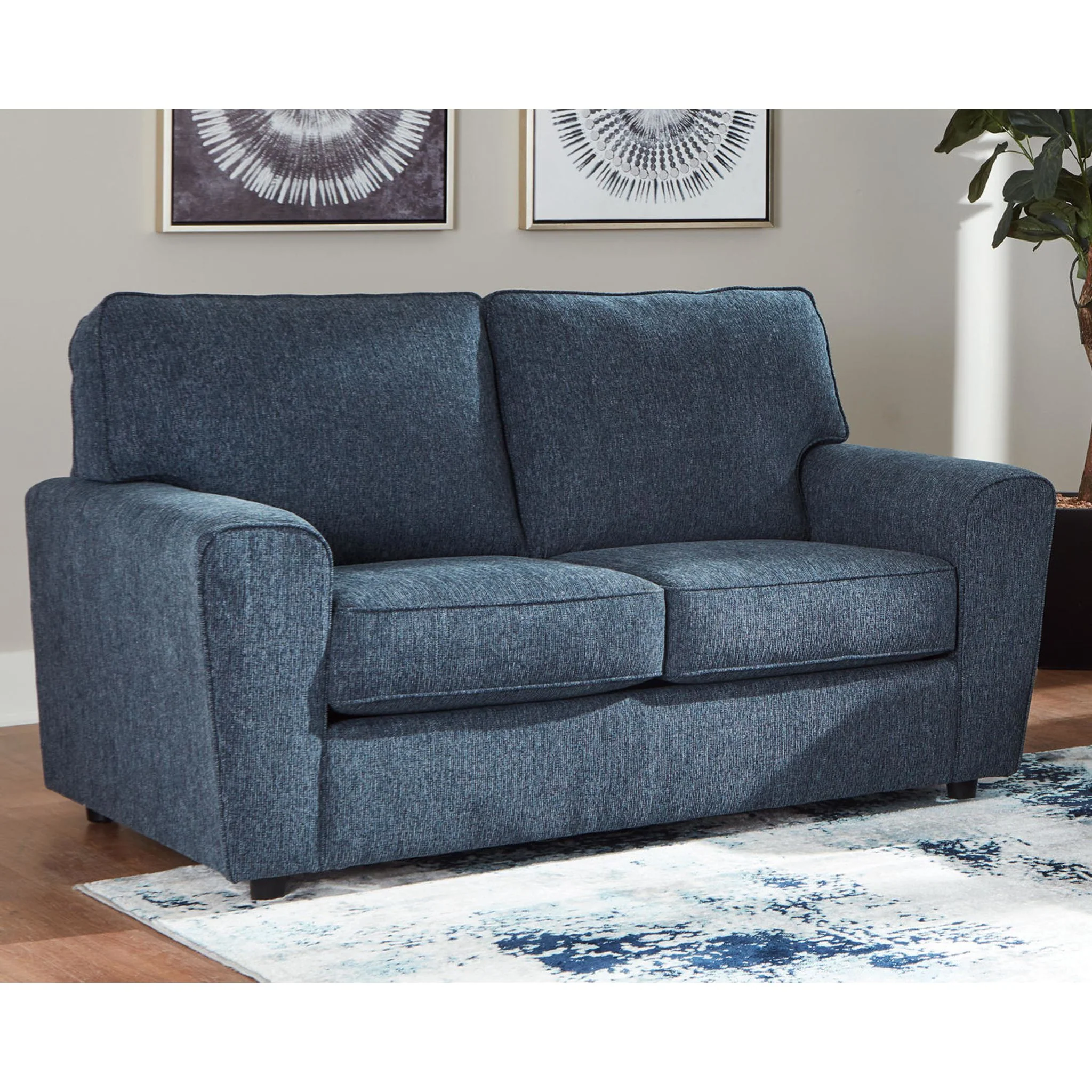 Arlis Loveseat - Cobalt - Image 3