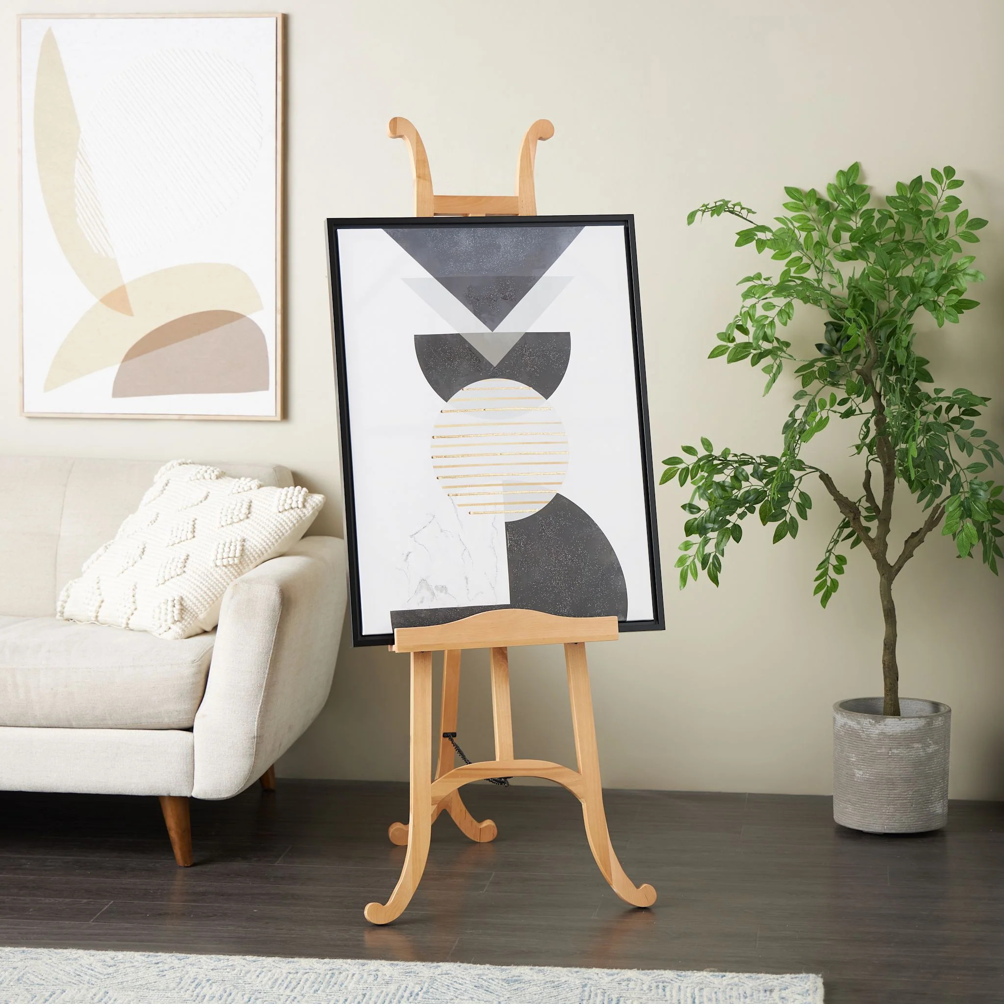 Arlo Floor Easel - Light Brown - Image 3