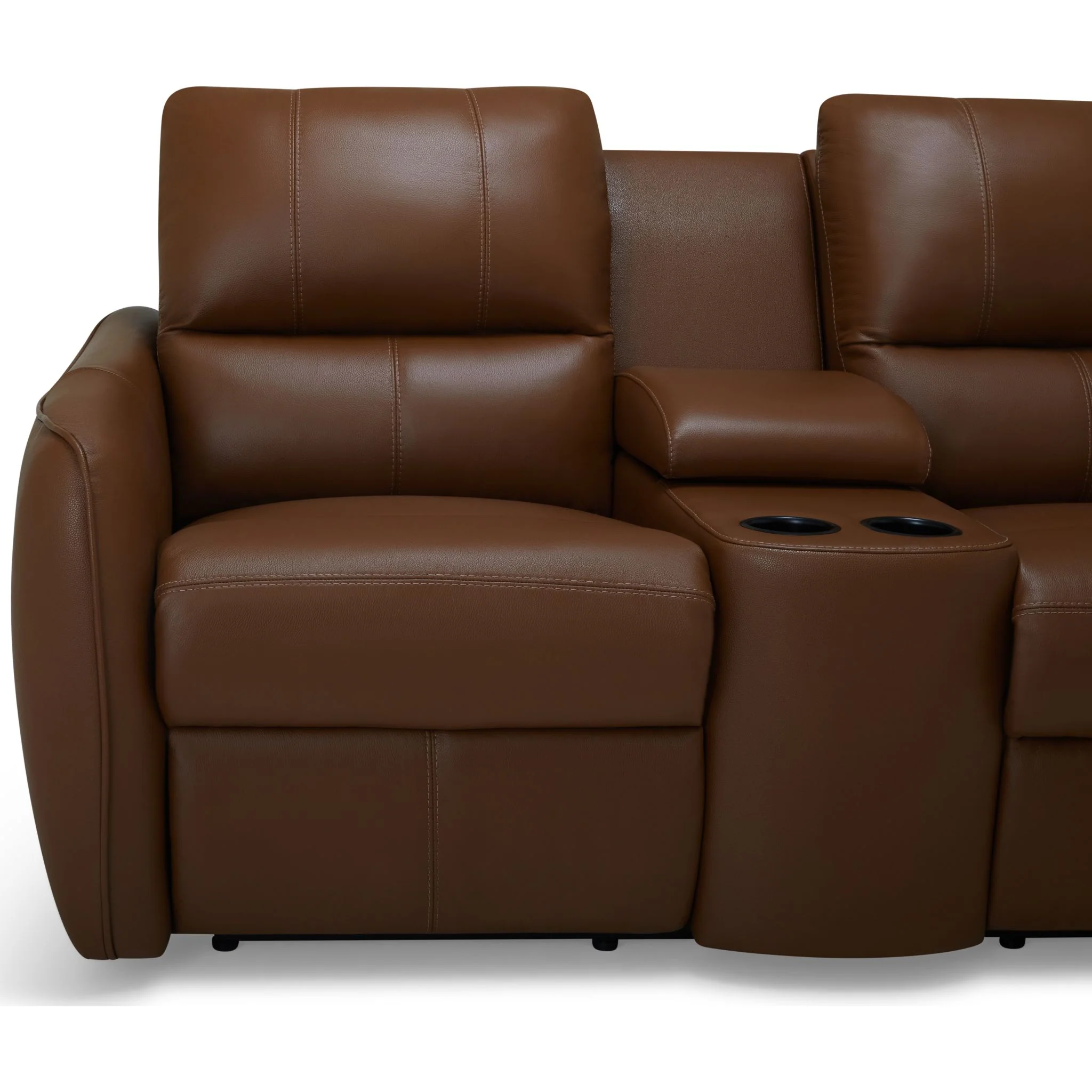 Arlo Power Reclining Loveseat w/ Console - Valencia Biscotti - Image 10
